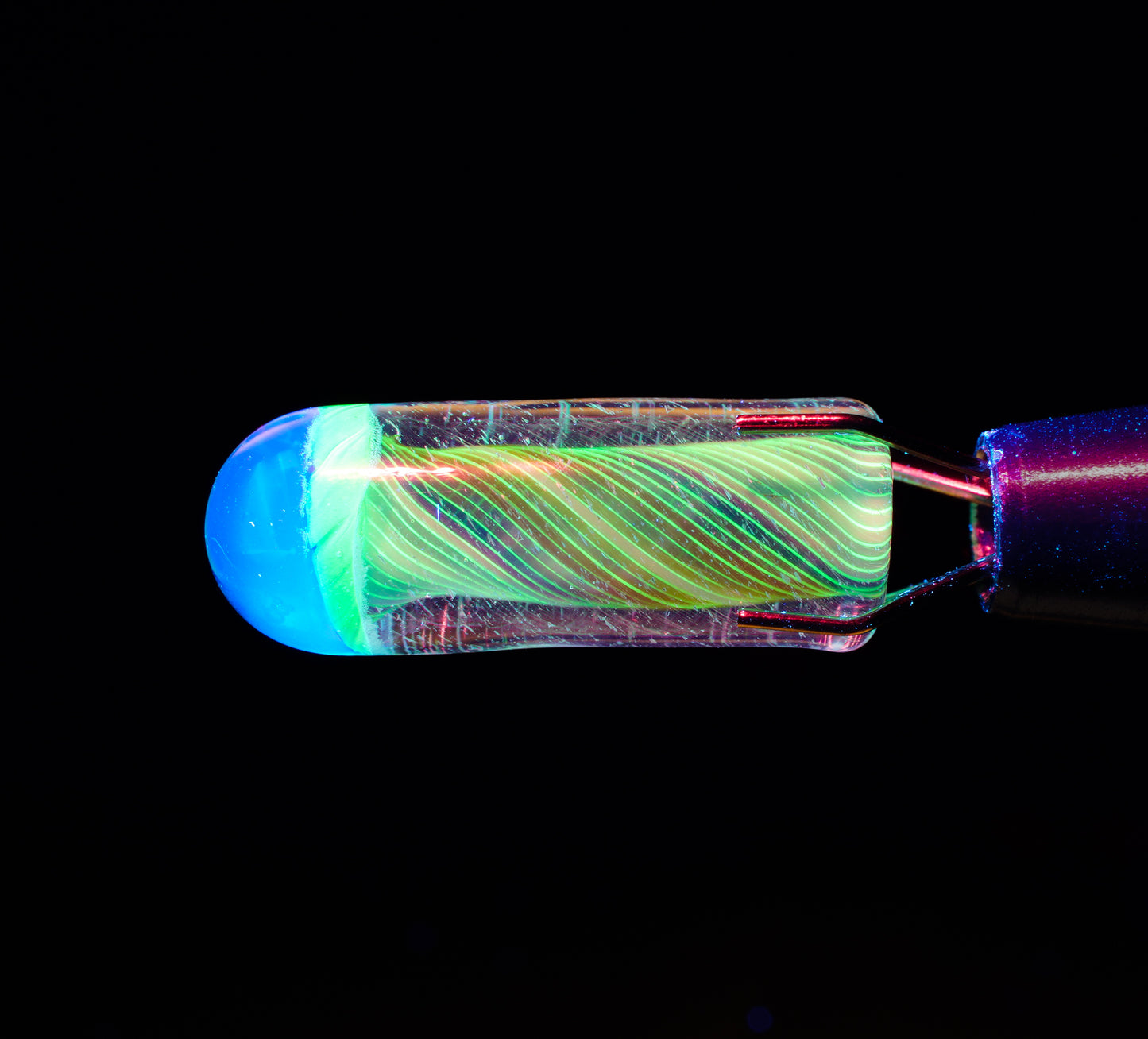 UV Fire and Ice Dichro Pillar - various designs (single)