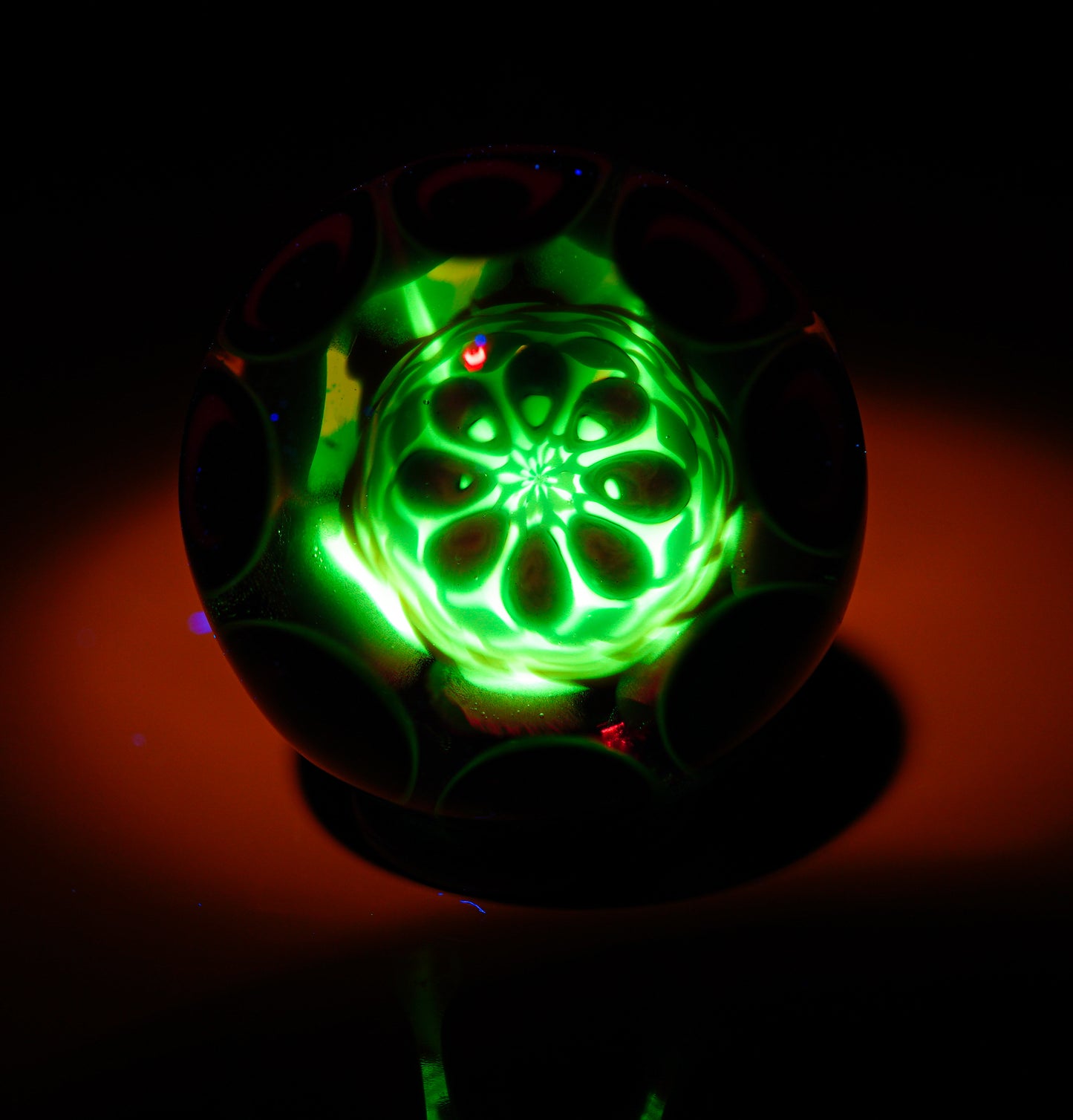 Galaxy and Aqua Dotstack Full Spectrum Medium Slurper Marble