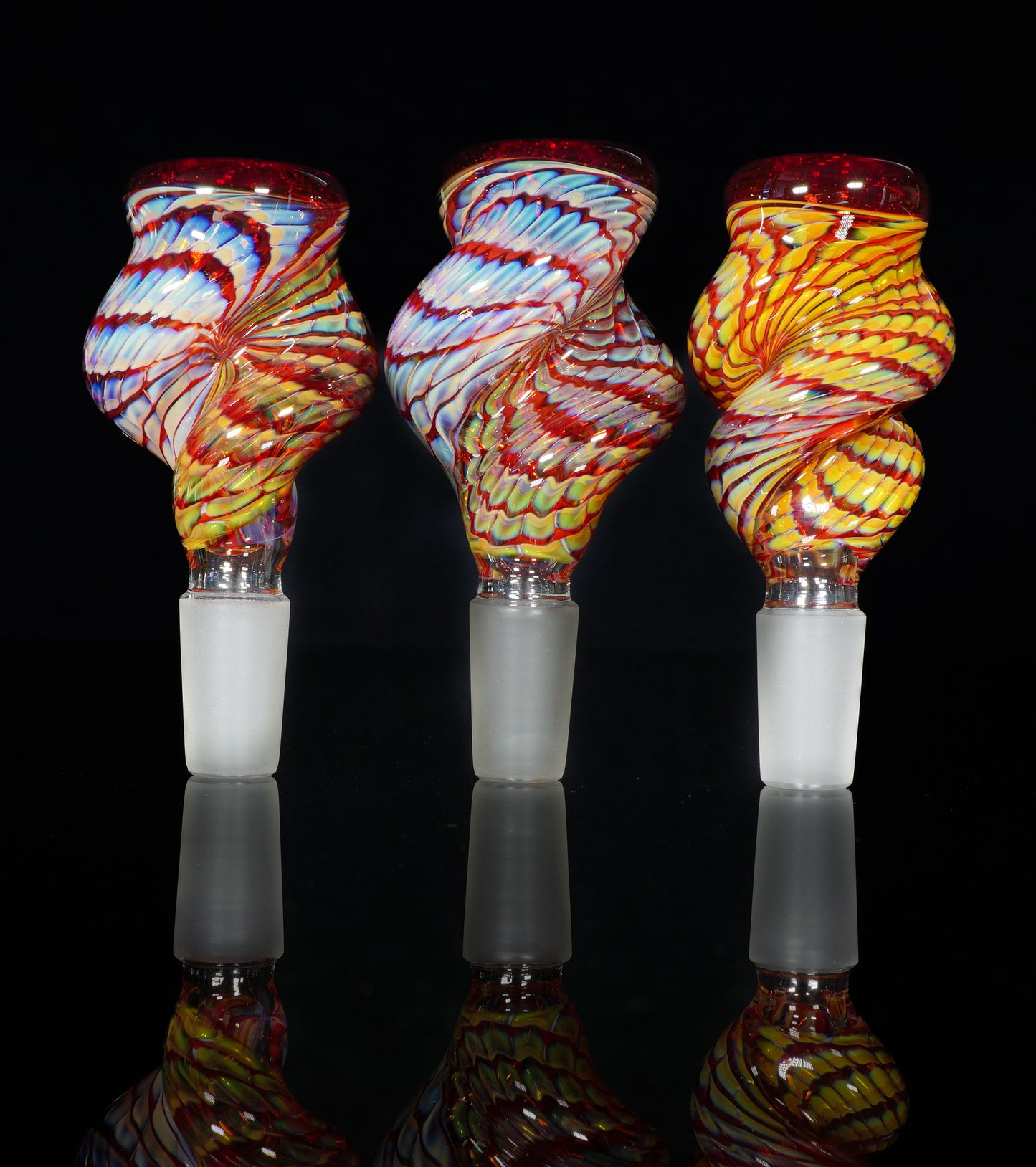 14mm Ginger Twisted Slides