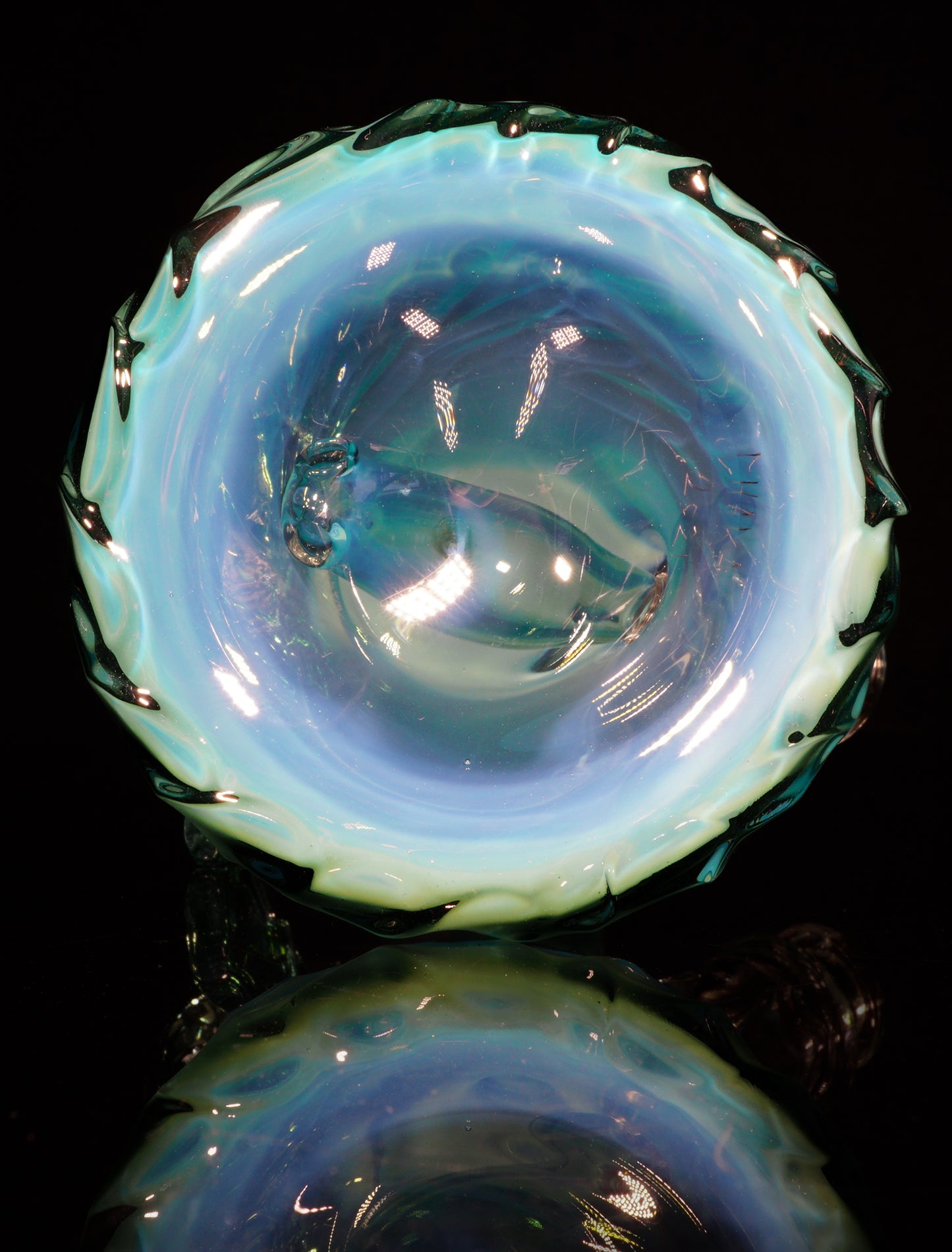 Emerald Mint and Ghost Ice Cave Beaker