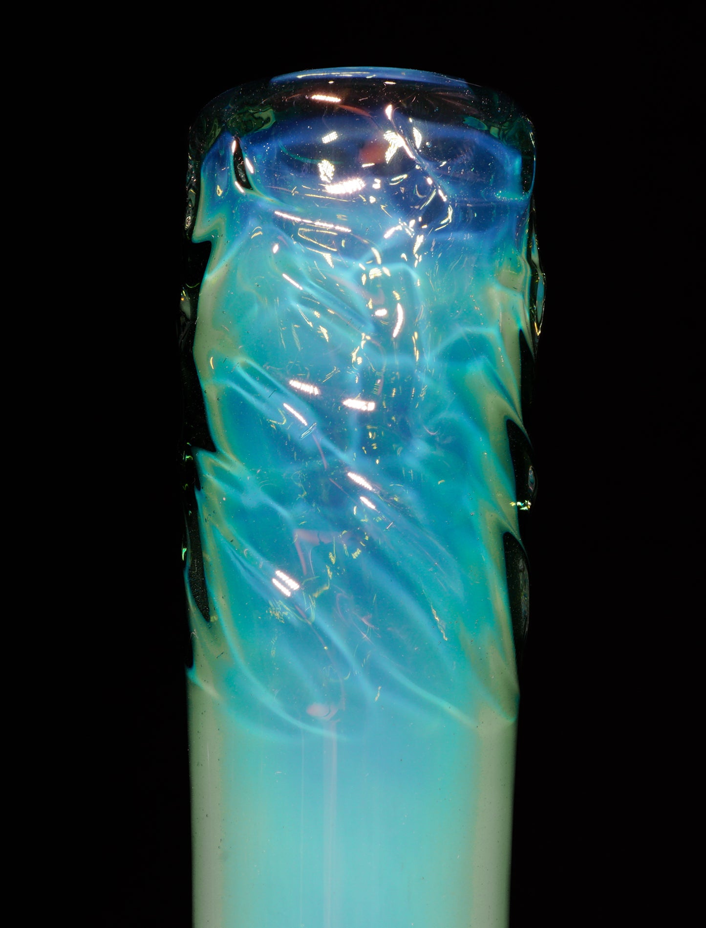 Emerald Mint and Ghost Ice Cave Beaker
