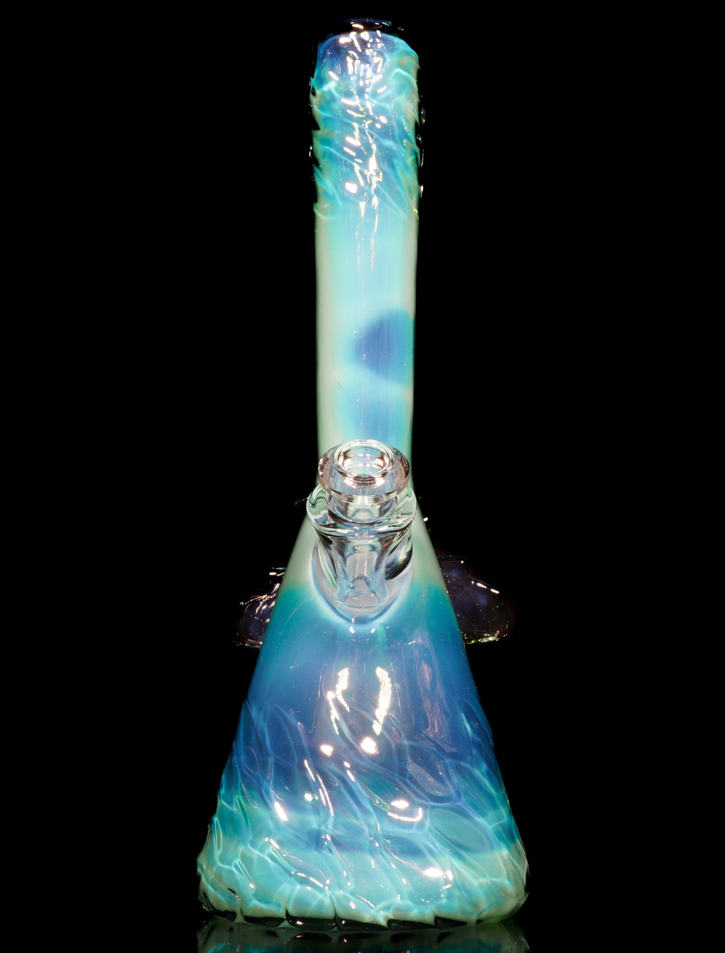Emerald Mint and Ghost Ice Cave Beaker