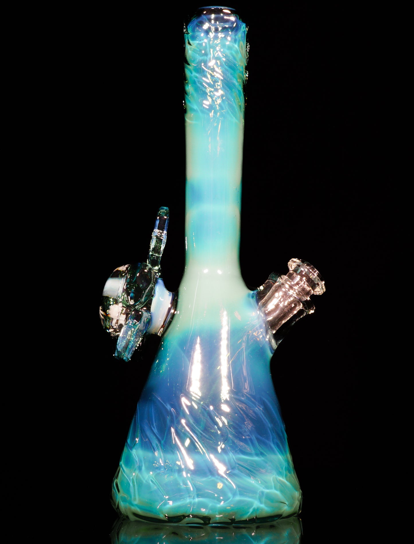 Emerald Mint and Ghost Ice Cave Beaker