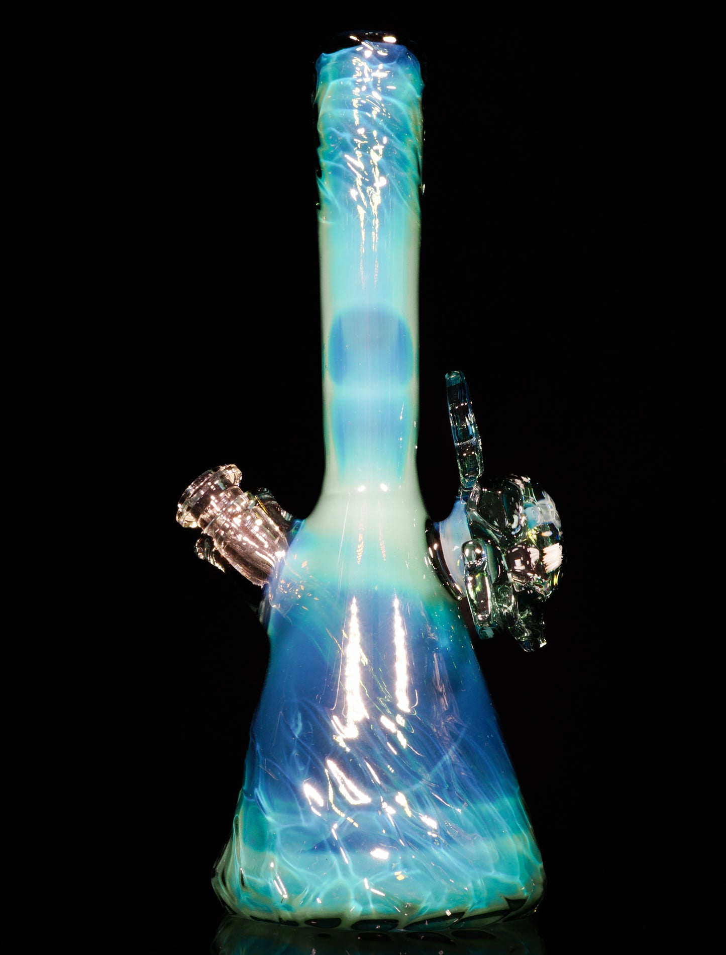 Emerald Mint and Ghost Ice Cave Beaker