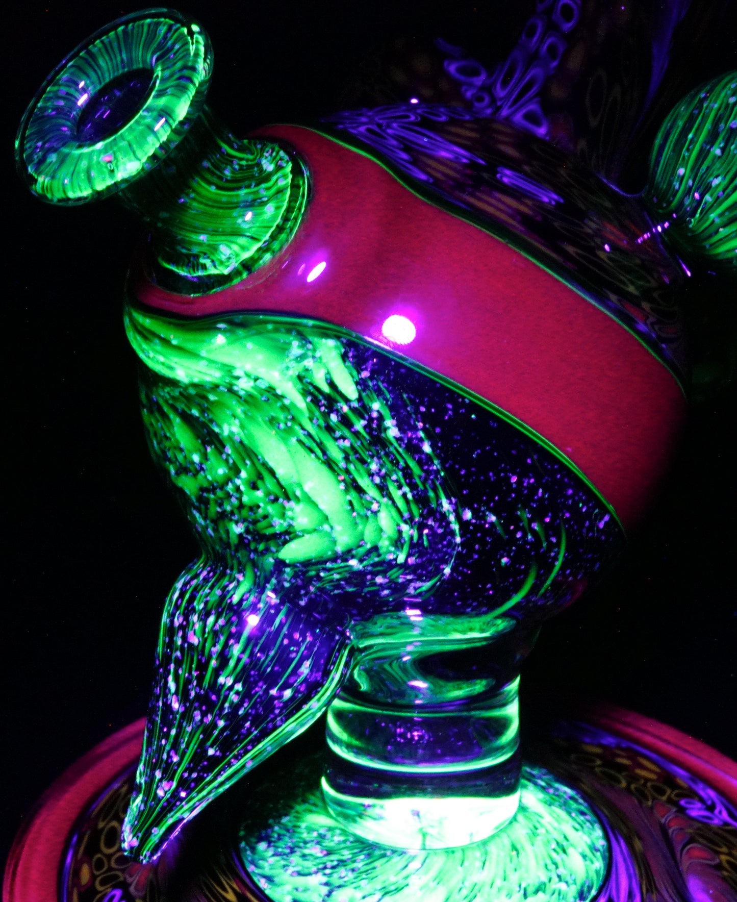 Cherry Chipstack Heliosphere + Bubble Cap + Terp Pearls + Milli Knuckle