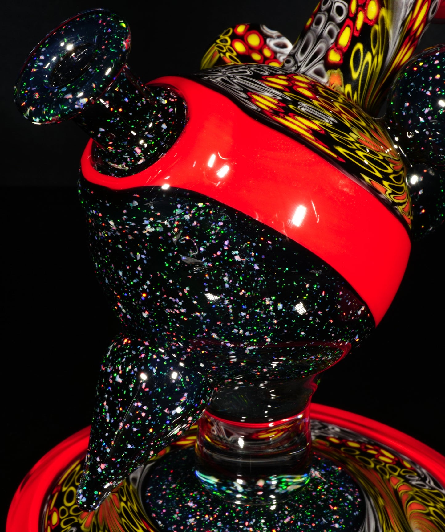 Cherry Chipstack Heliosphere + Bubble Cap + Terp Pearls + Milli Knuckle