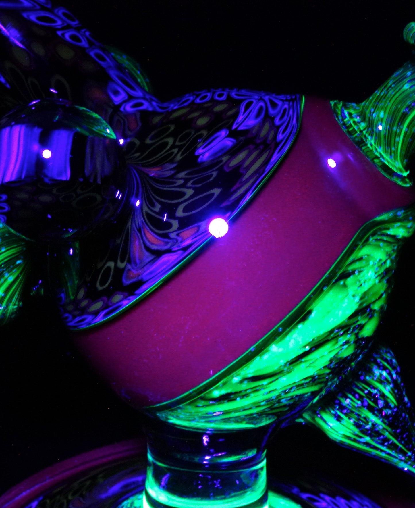 Cherry Chipstack Heliosphere + Bubble Cap + Terp Pearls + Milli Knuckle