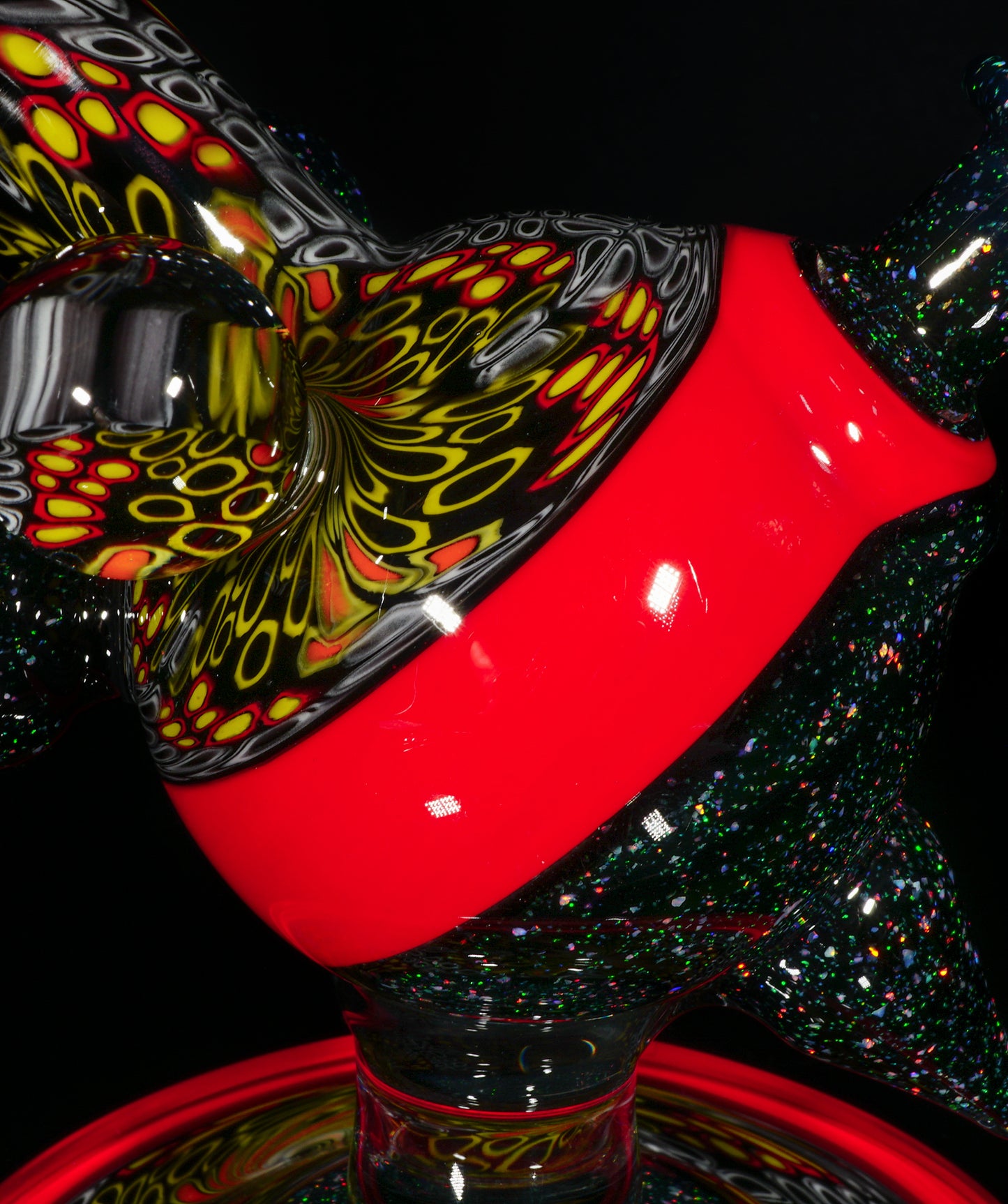 Cherry Chipstack Heliosphere + Bubble Cap + Terp Pearls + Milli Knuckle