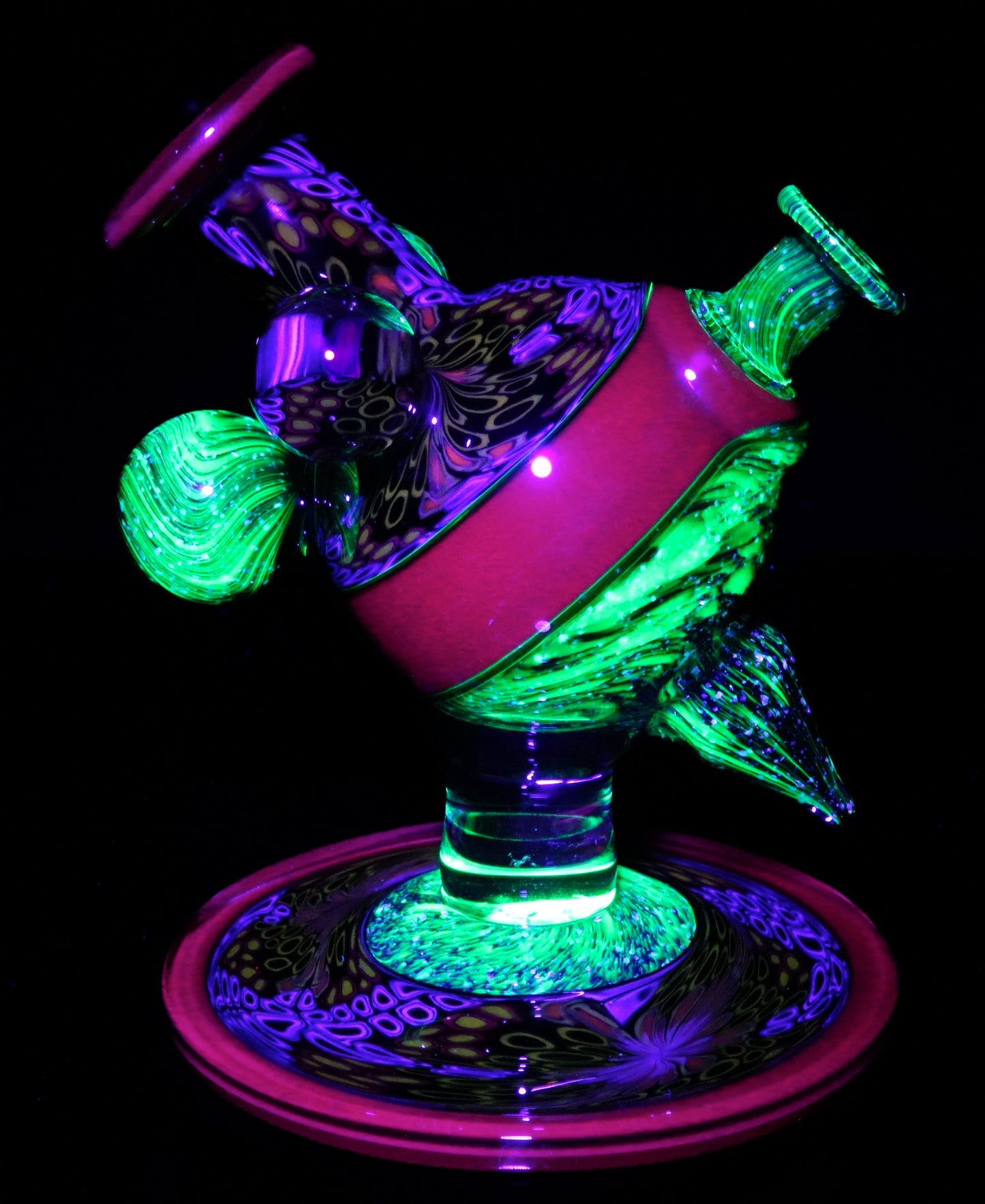 Cherry Chipstack Heliosphere + Bubble Cap + Terp Pearls + Milli Knuckle