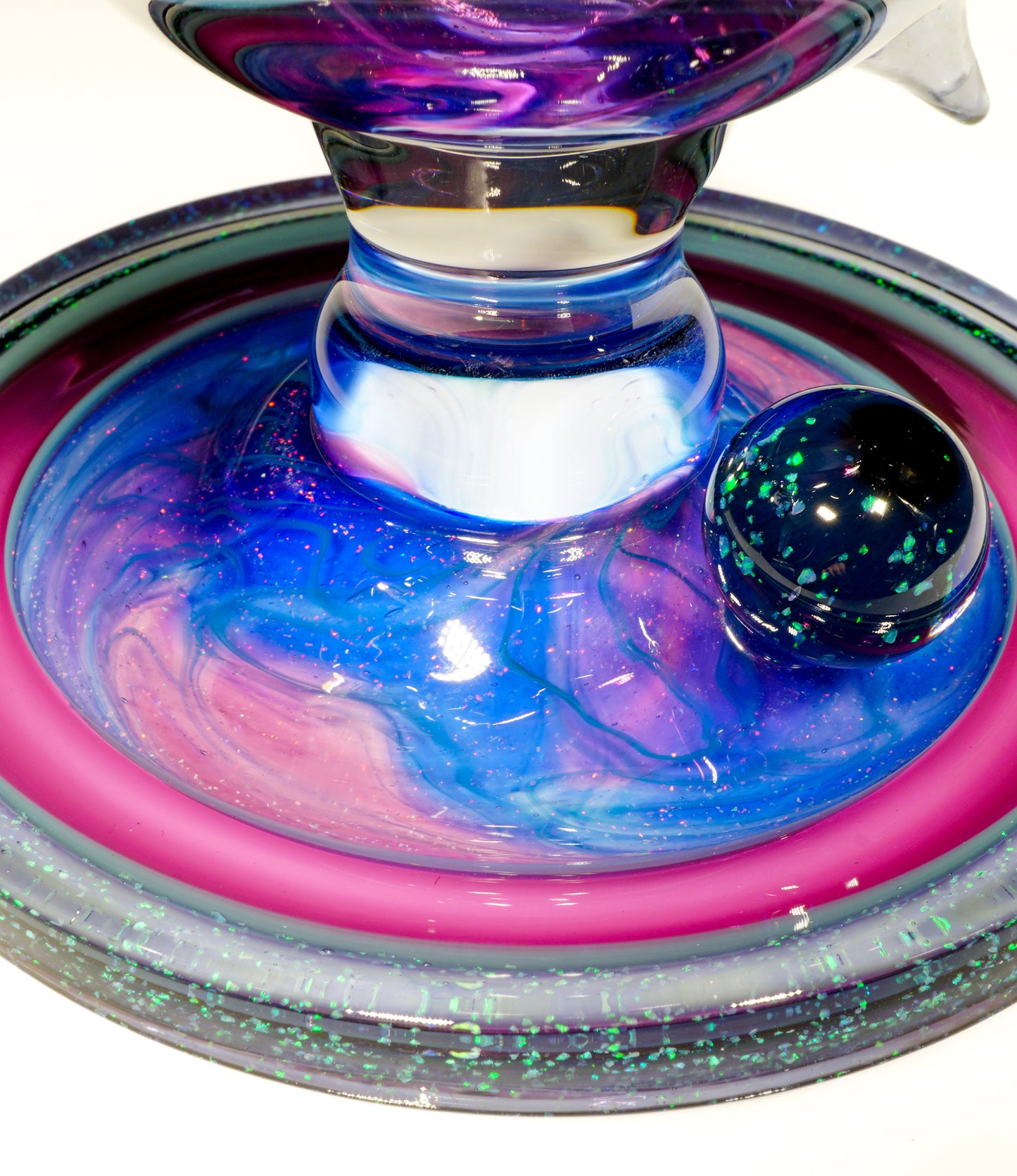 Crushed Opal UV Scribble Tech Heliosphere + Bubble Cap