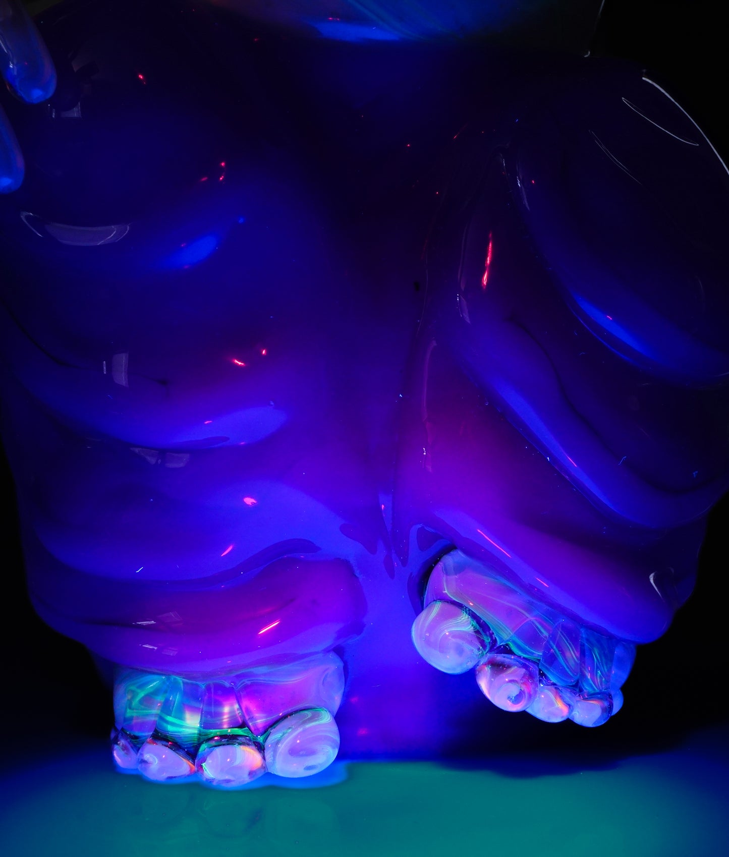 Crushed Opal Rainbow UV Scribble Ganesha