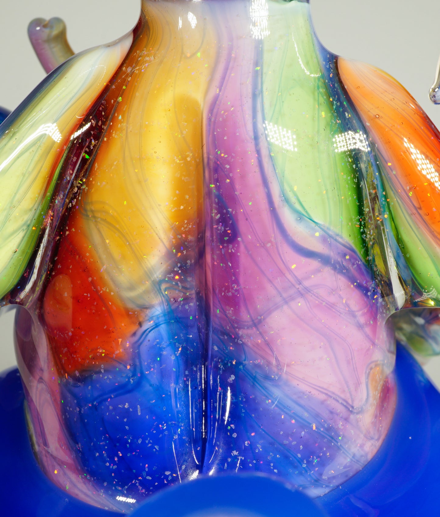 Crushed Opal Rainbow UV Scribble Ganesha