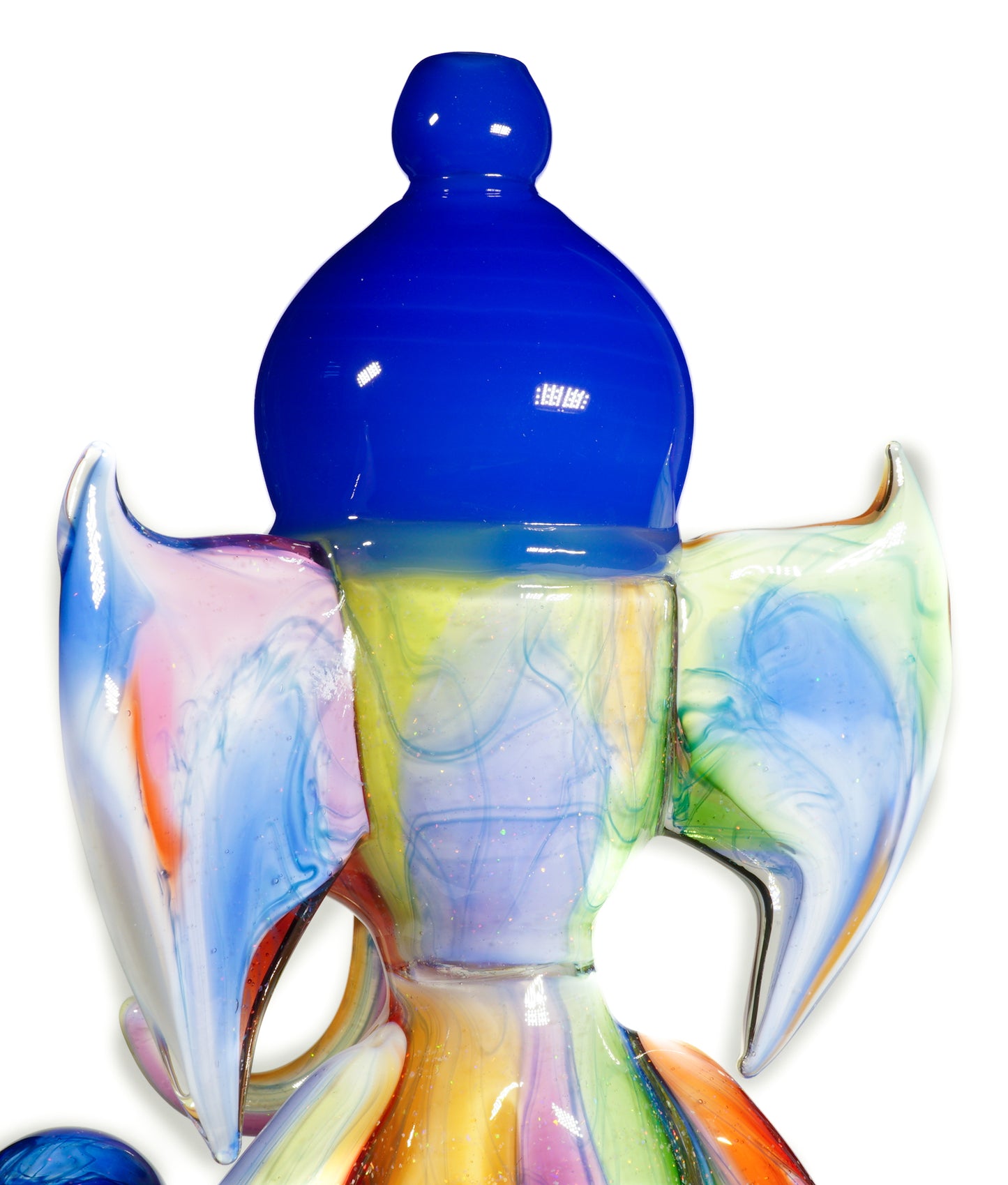 Crushed Opal Rainbow UV Scribble Ganesha