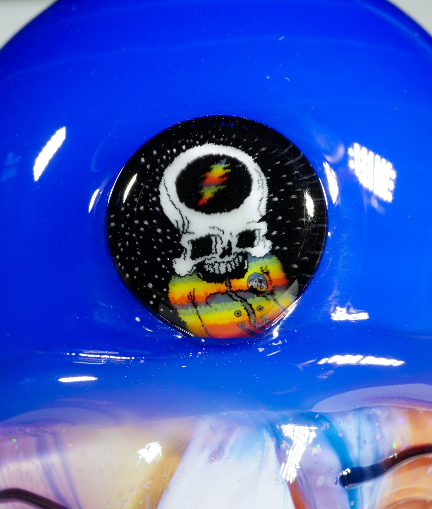 Crushed Opal Rainbow UV Scribble Ganesha
