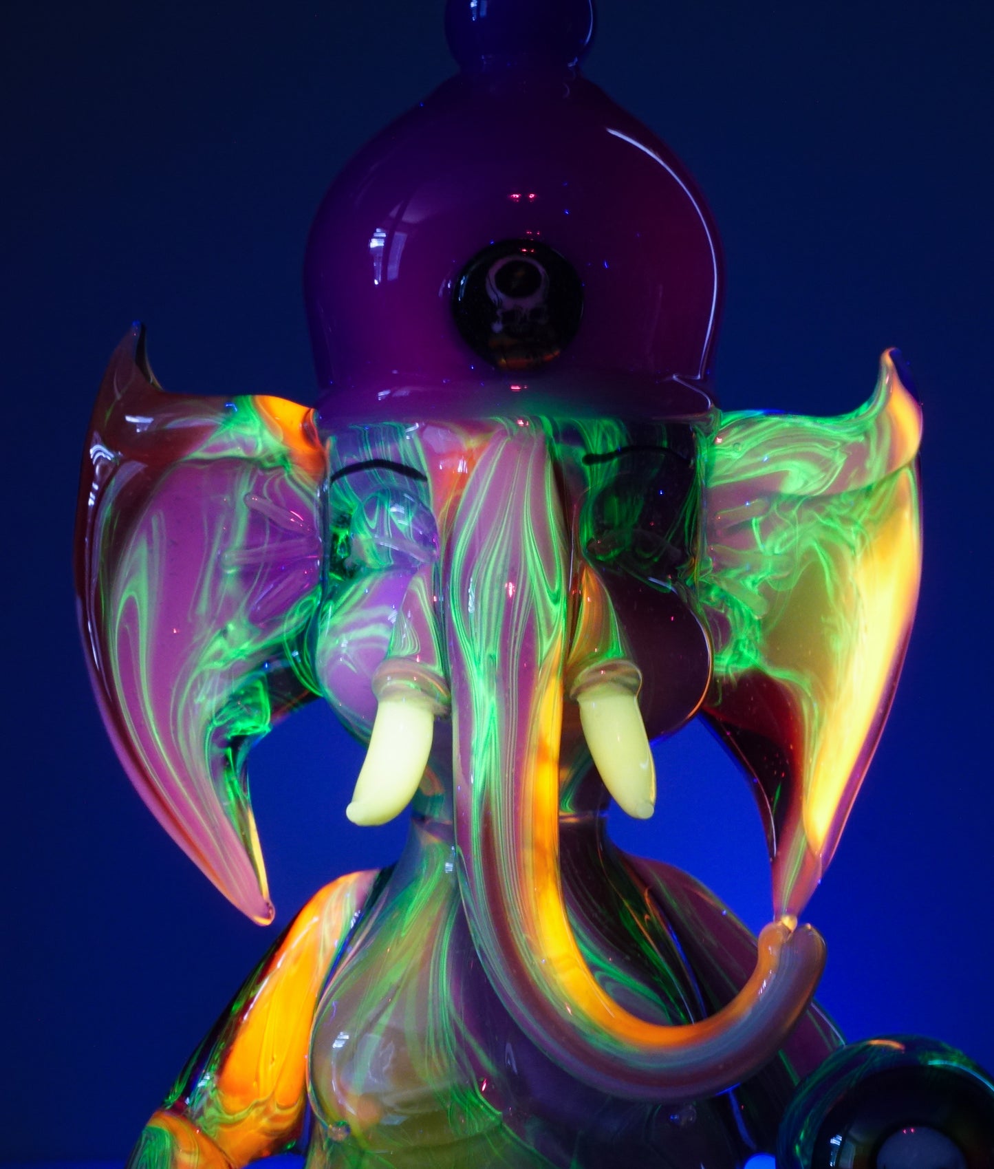 Crushed Opal Rainbow UV Scribble Ganesha