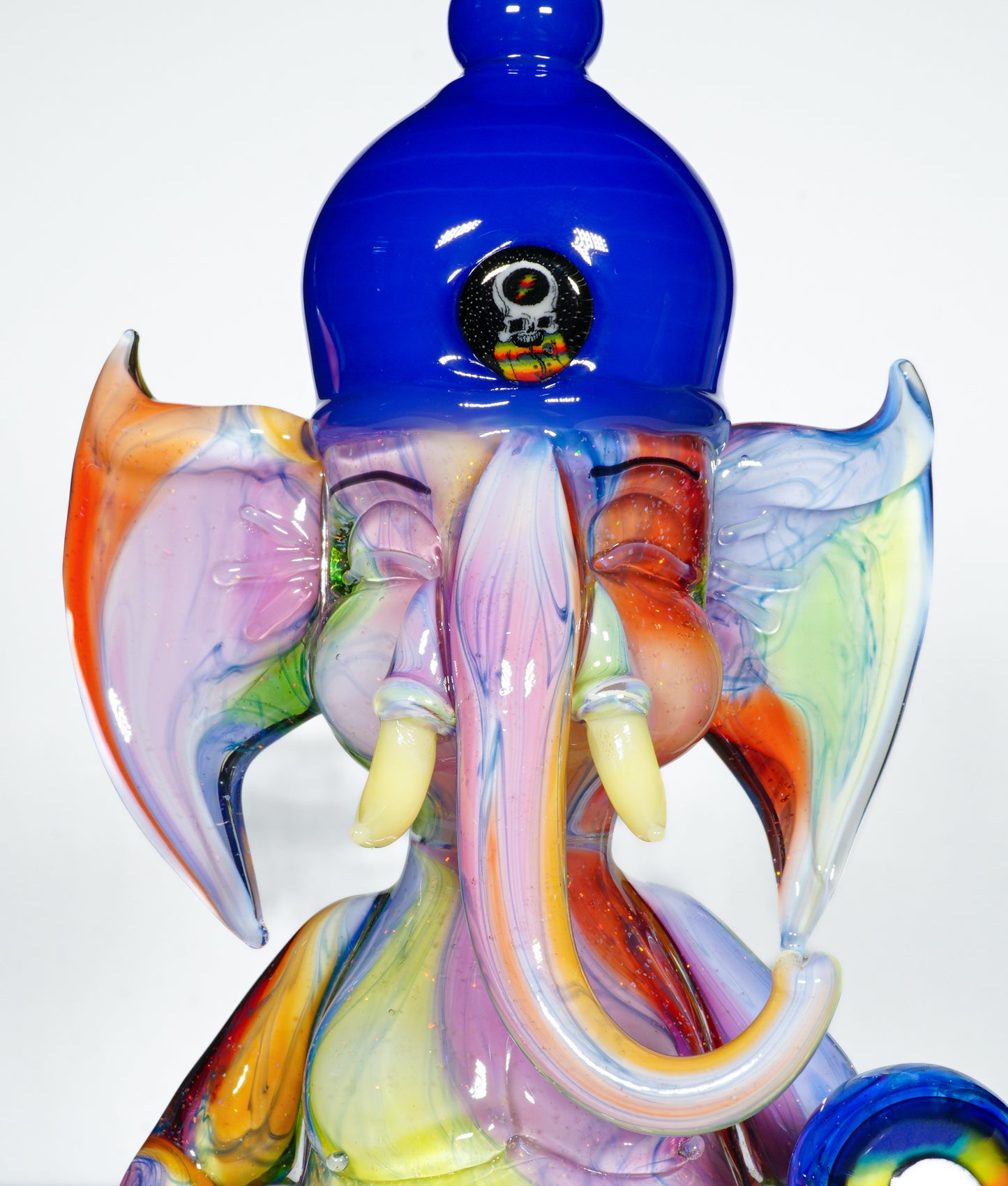 Crushed Opal Rainbow UV Scribble Ganesha