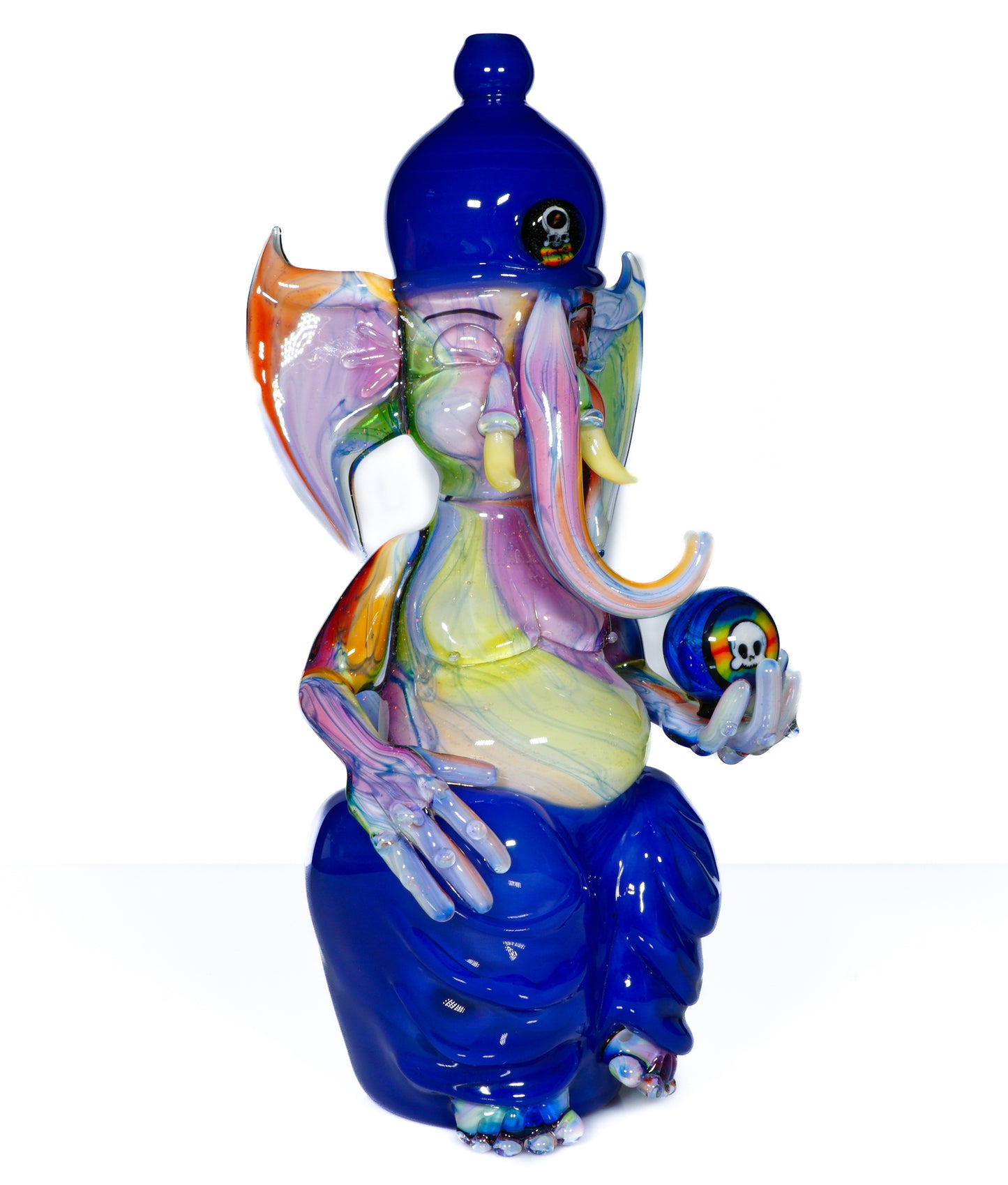 Crushed Opal Rainbow UV Scribble Ganesha