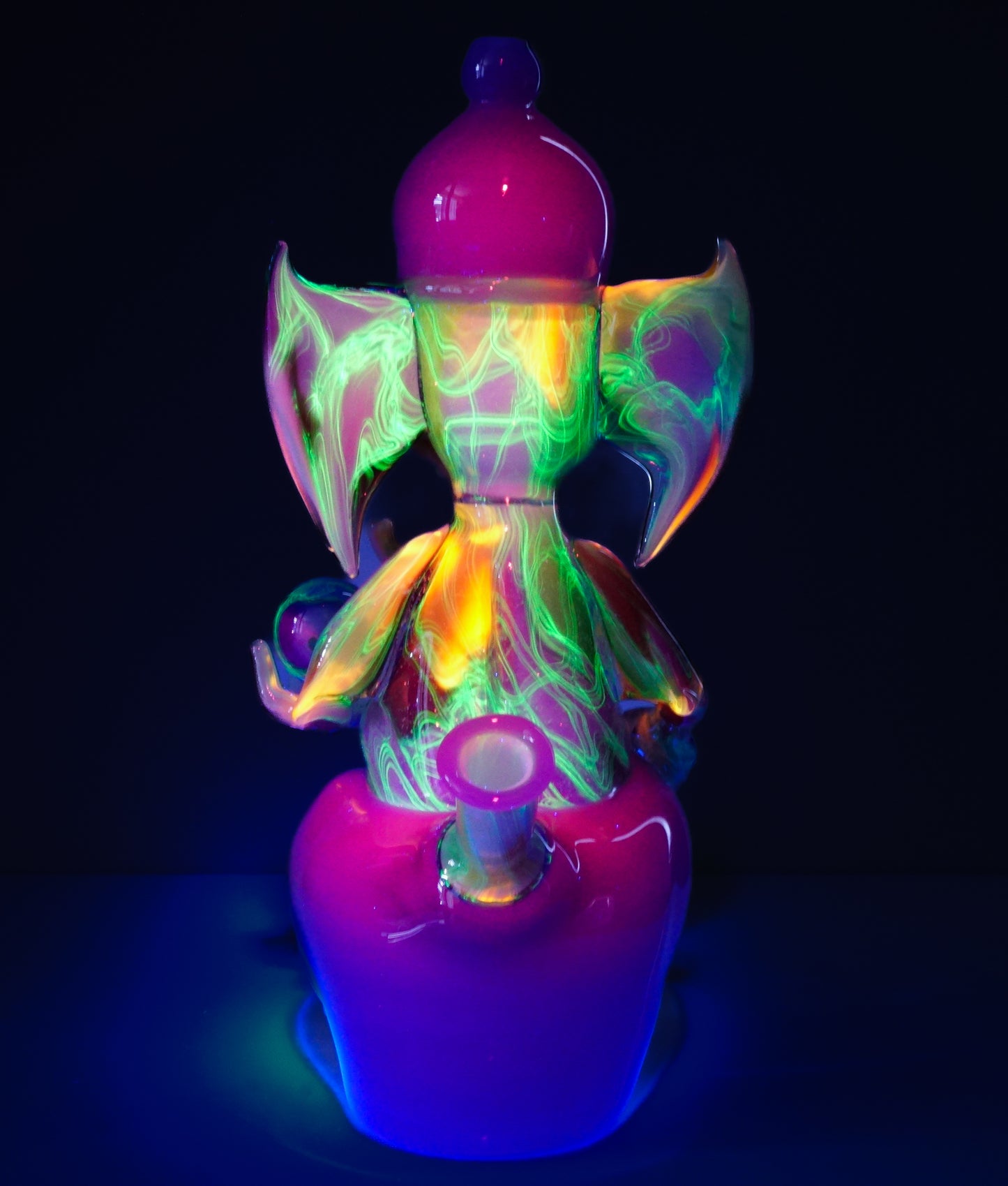 Crushed Opal Rainbow UV Scribble Ganesha
