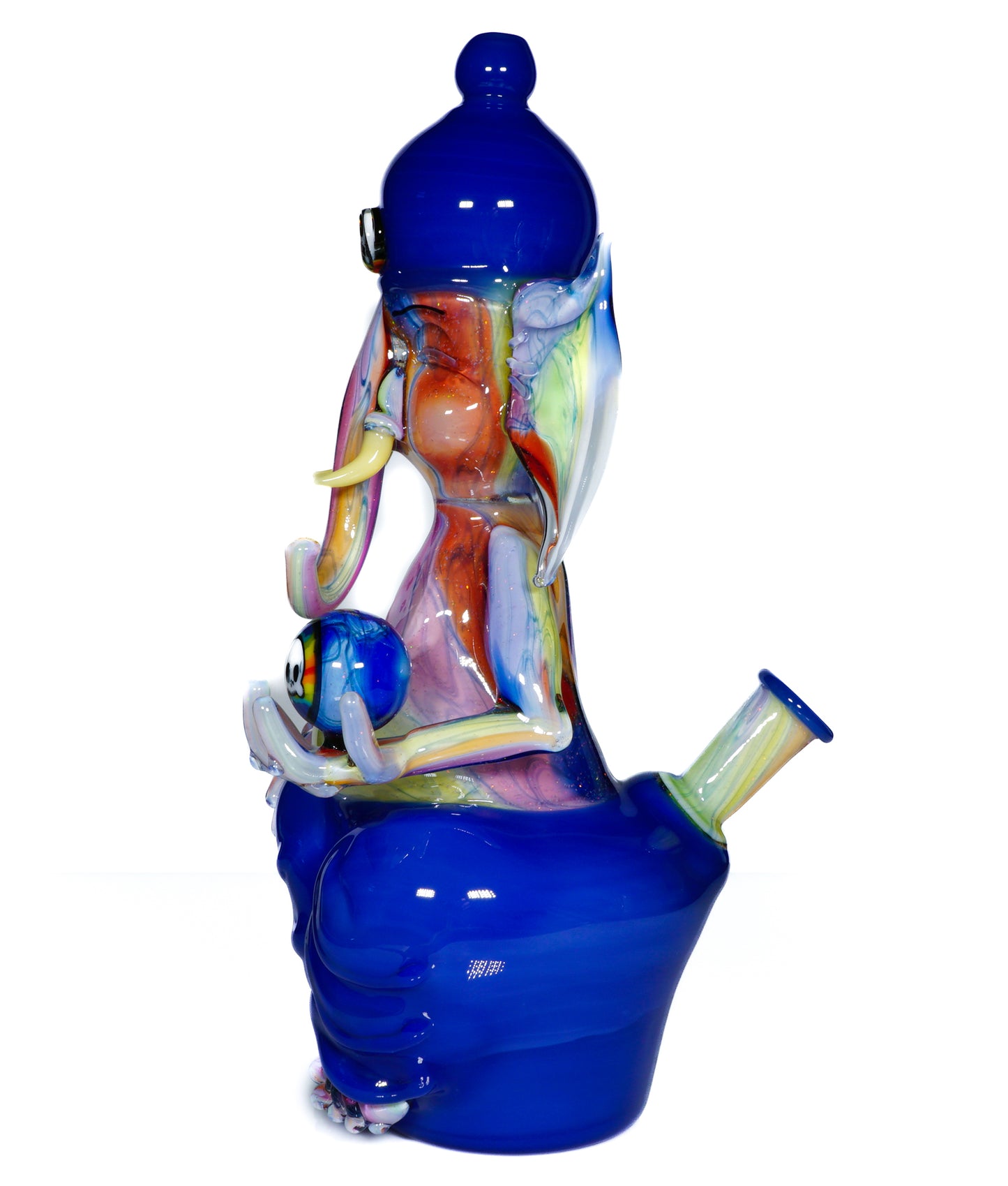 Crushed Opal Rainbow UV Scribble Ganesha