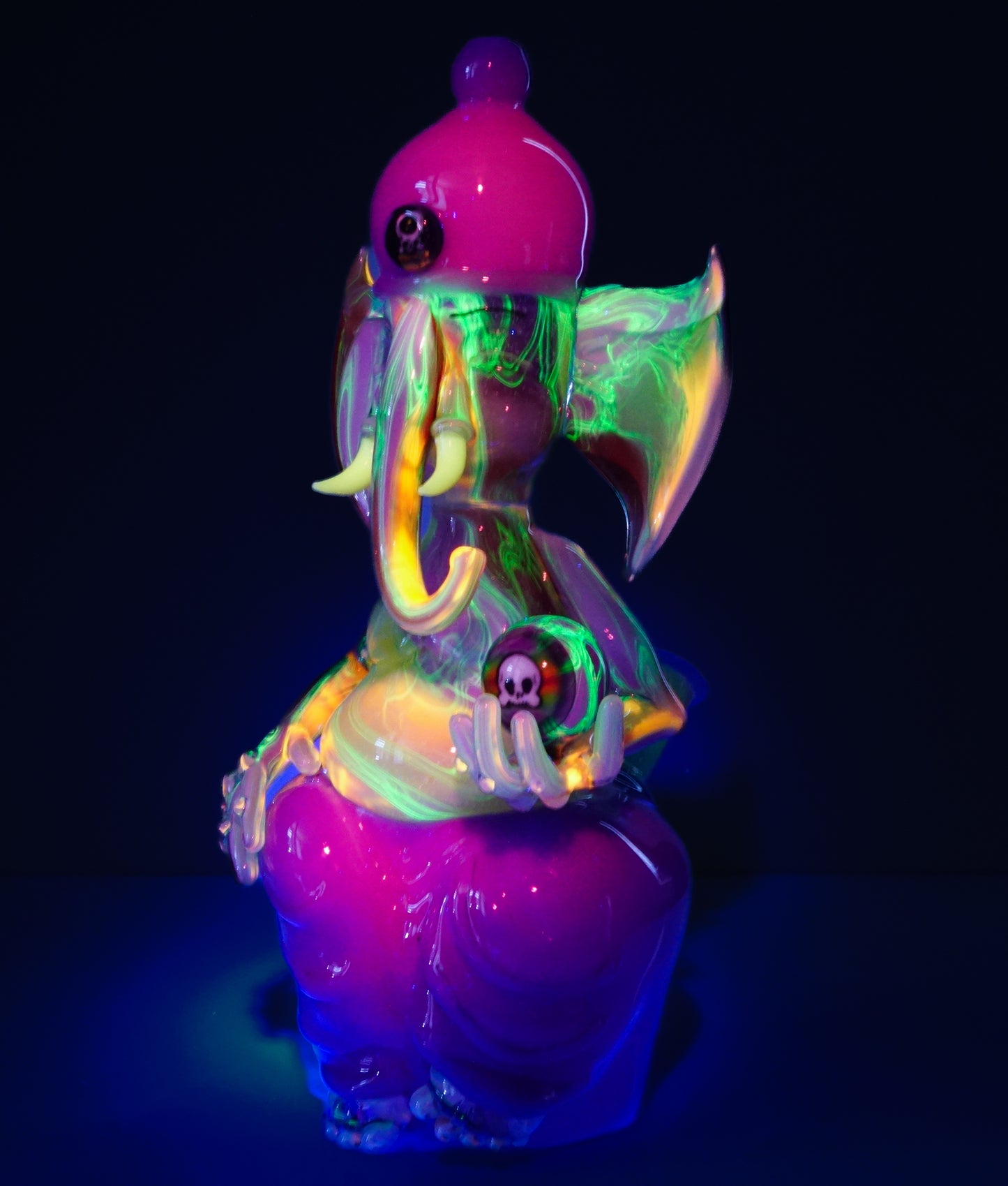 Crushed Opal Rainbow UV Scribble Ganesha