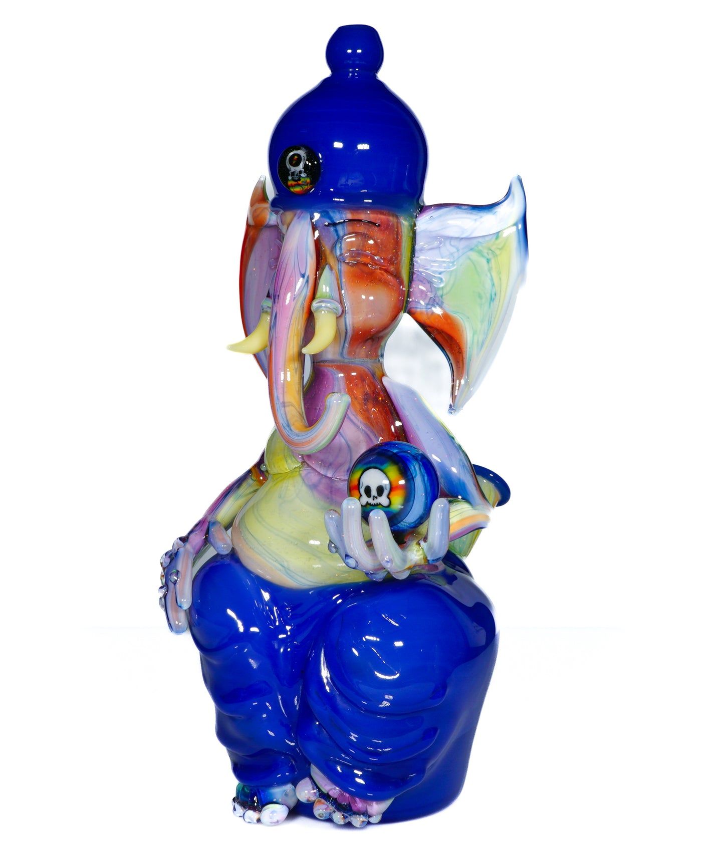 Crushed Opal Rainbow UV Scribble Ganesha