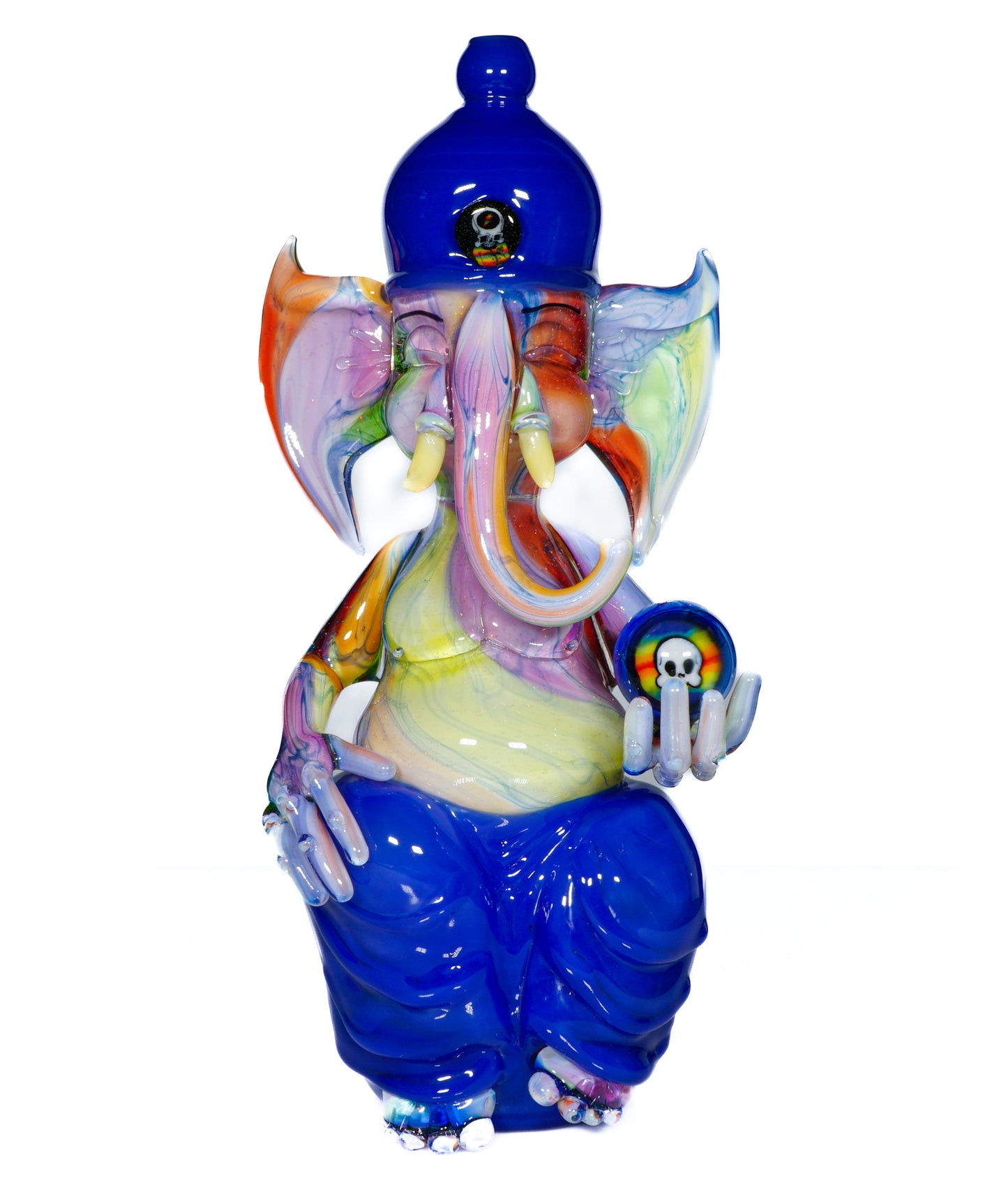 Crushed Opal Rainbow UV Scribble Ganesha