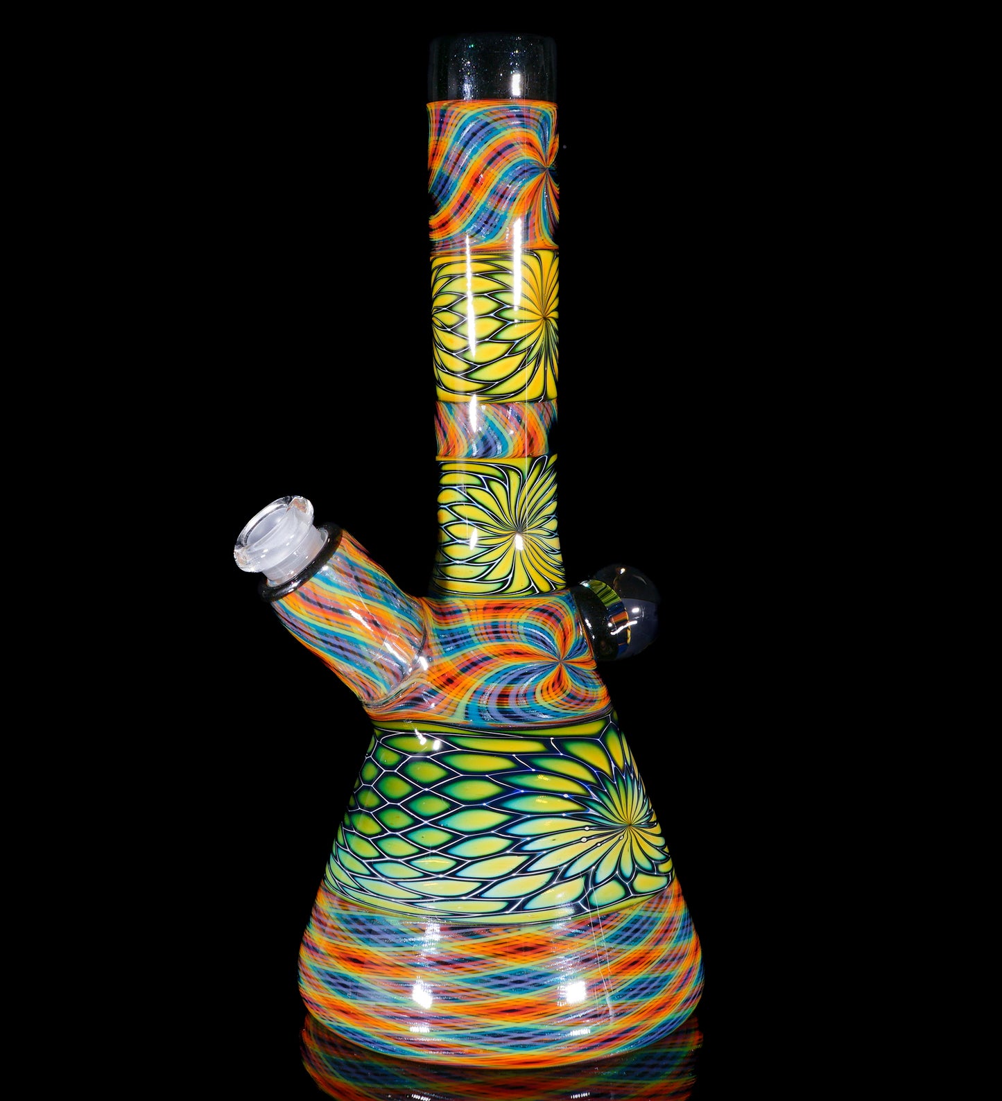 Pineapple Print and Rainbow Retti Stacker Tube