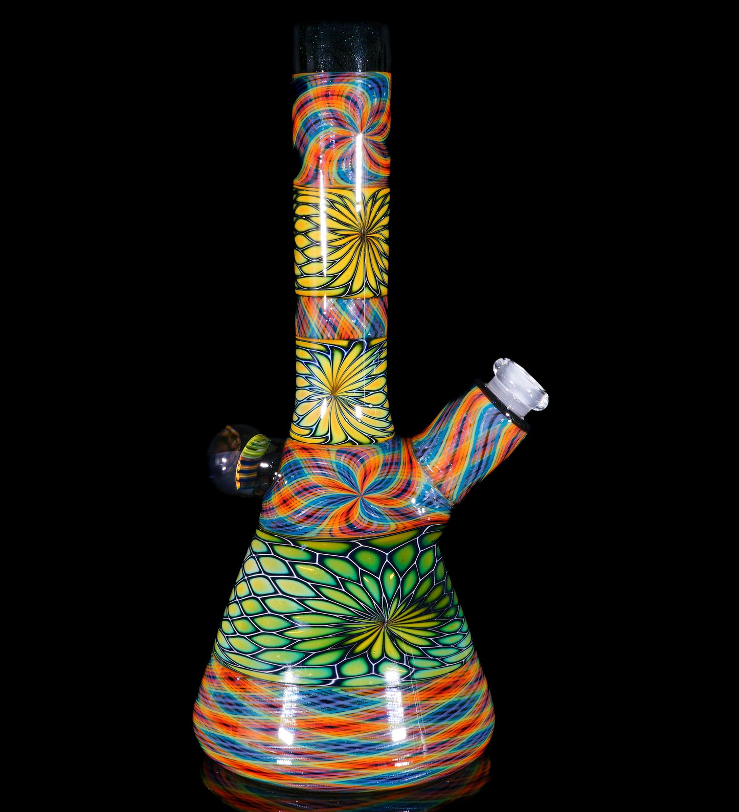 Pineapple Print and Rainbow Retti Stacker Tube