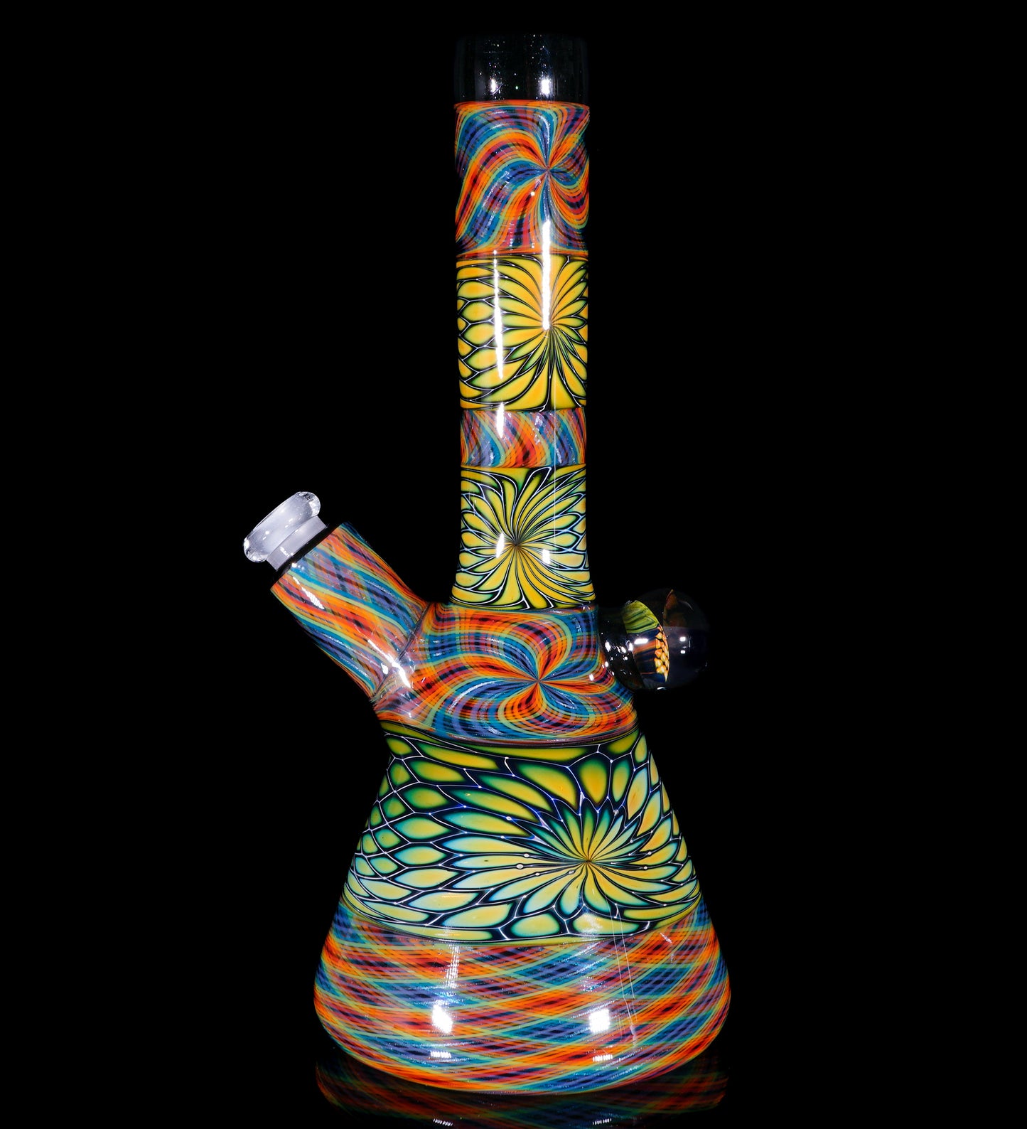 Pineapple Print and Rainbow Retti Stacker Tube