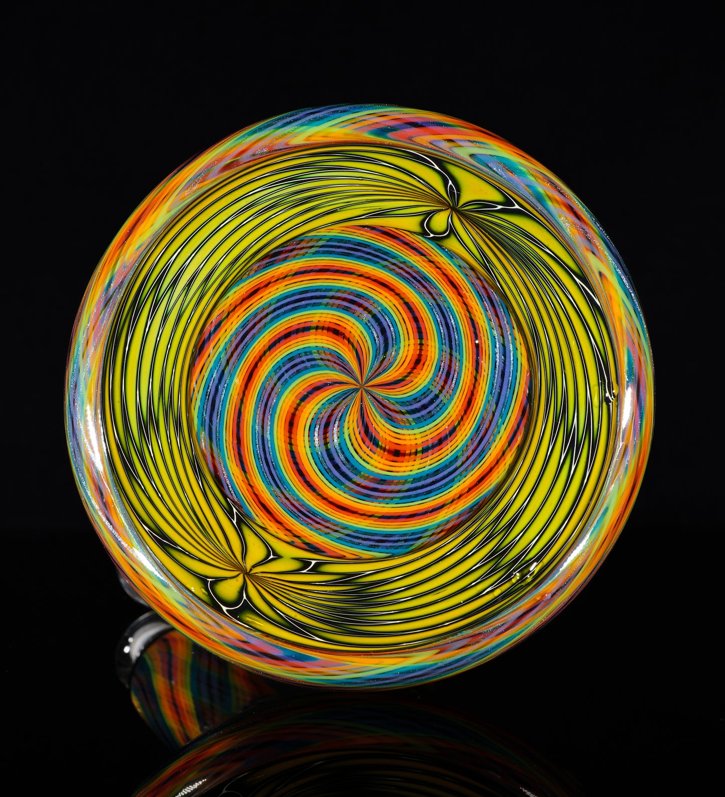 Pineapple Print and Rainbow Retti Stacker Tube