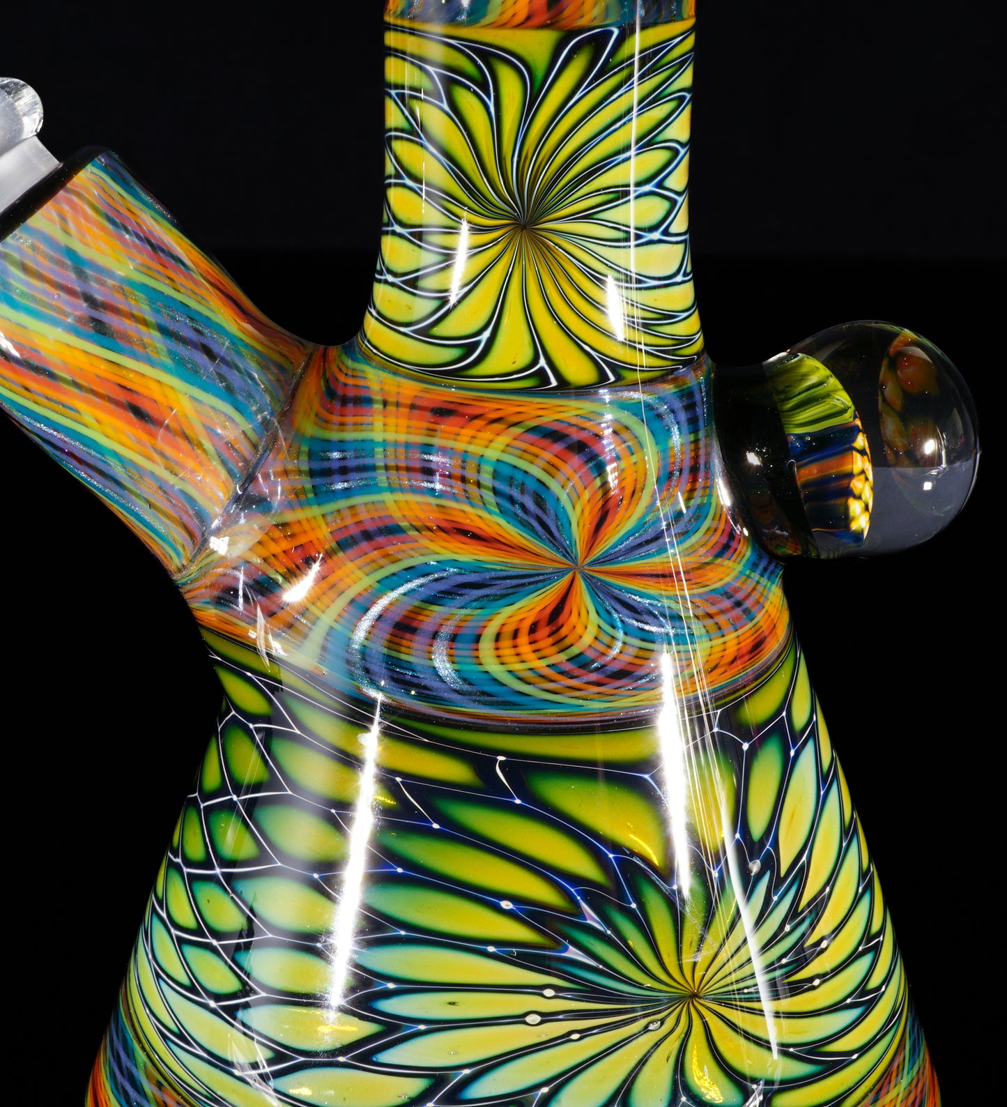 Pineapple Print and Rainbow Retti Stacker Tube