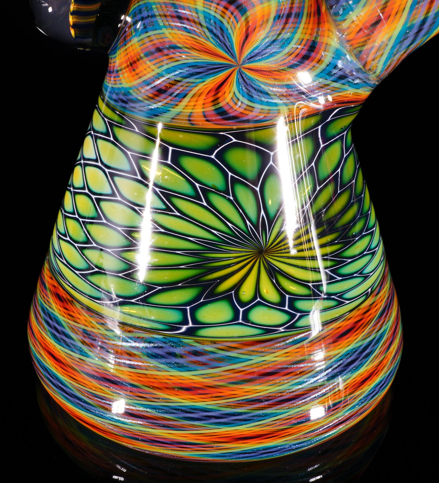 Pineapple Print and Rainbow Retti Stacker Tube