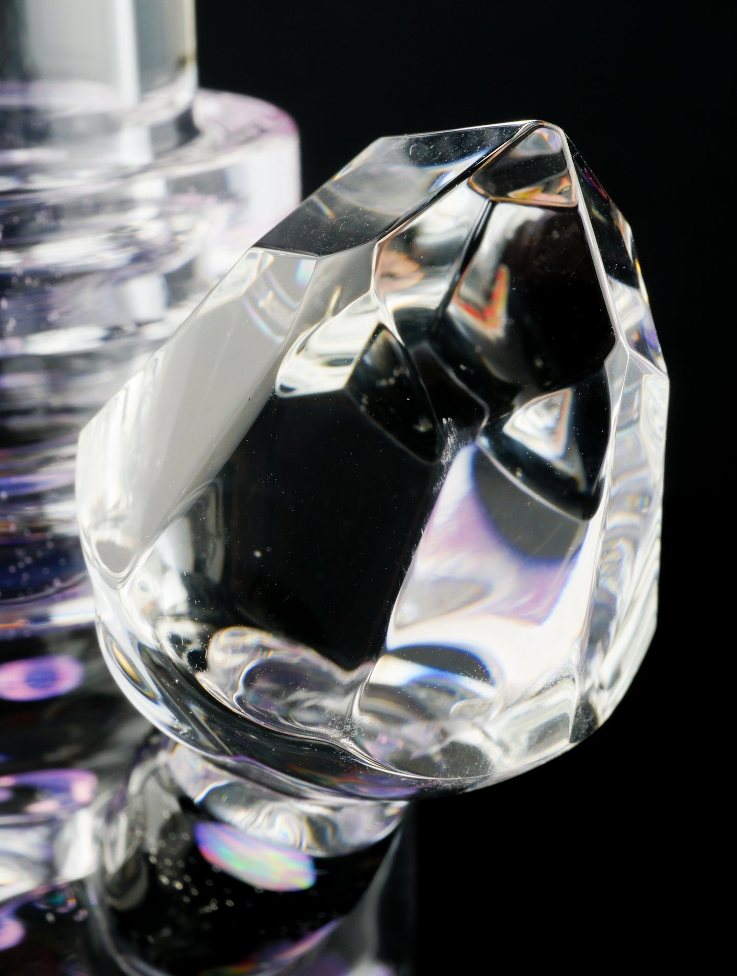 Purple Rain Mini Tube with Faceted Accent