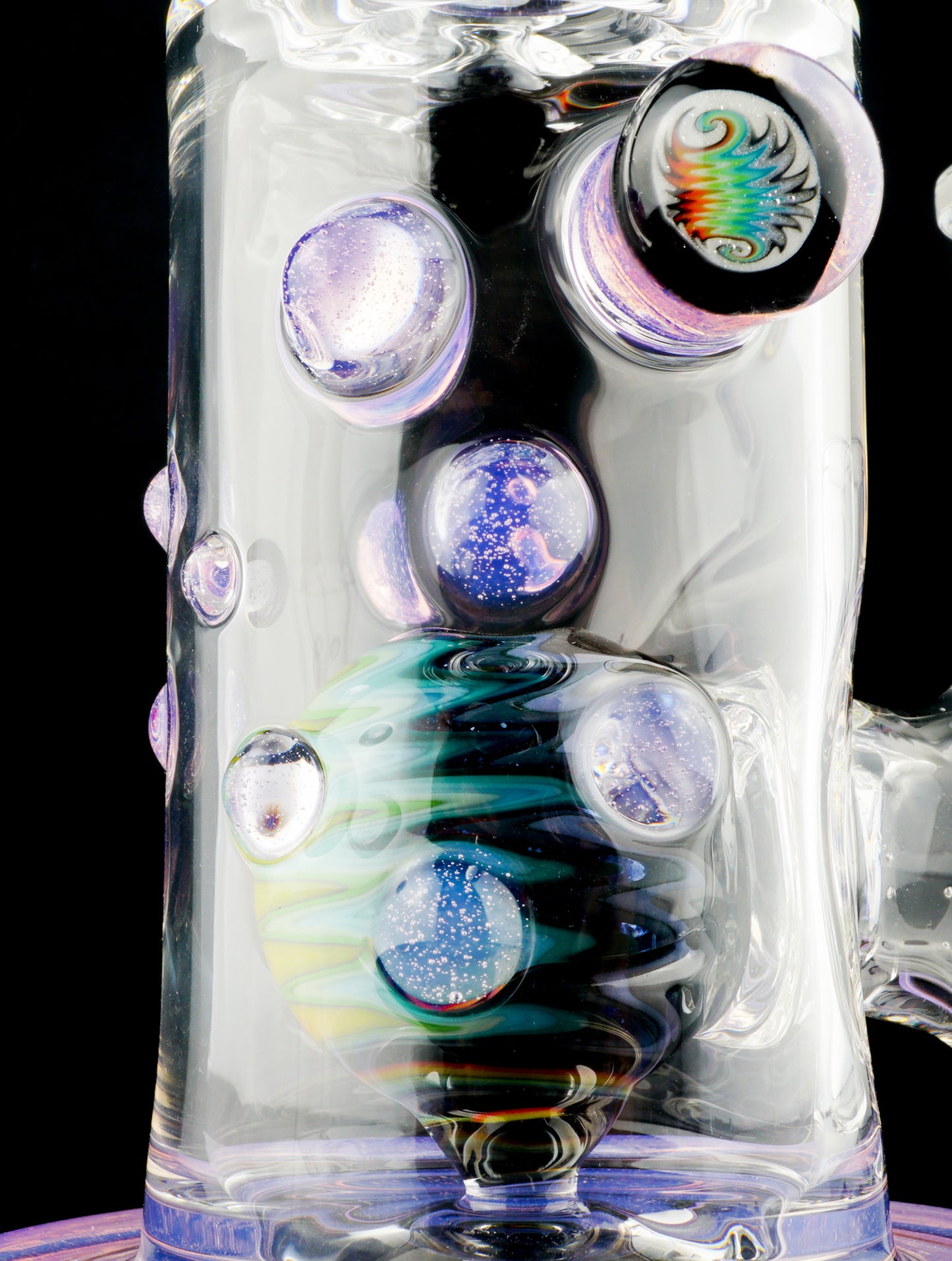 Purple Rain Mini Tube with Faceted Accent