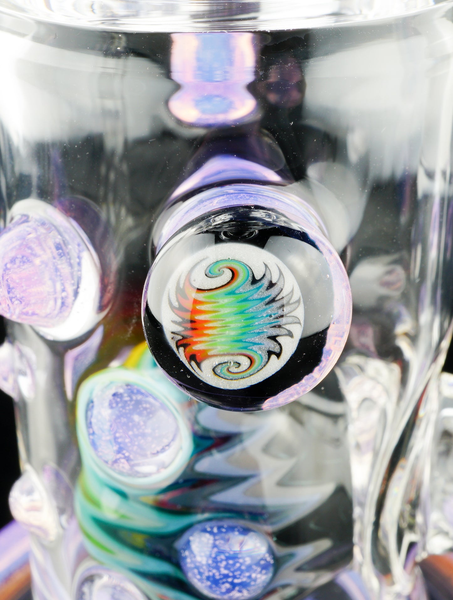 Purple Rain Mini Tube with Faceted Accent
