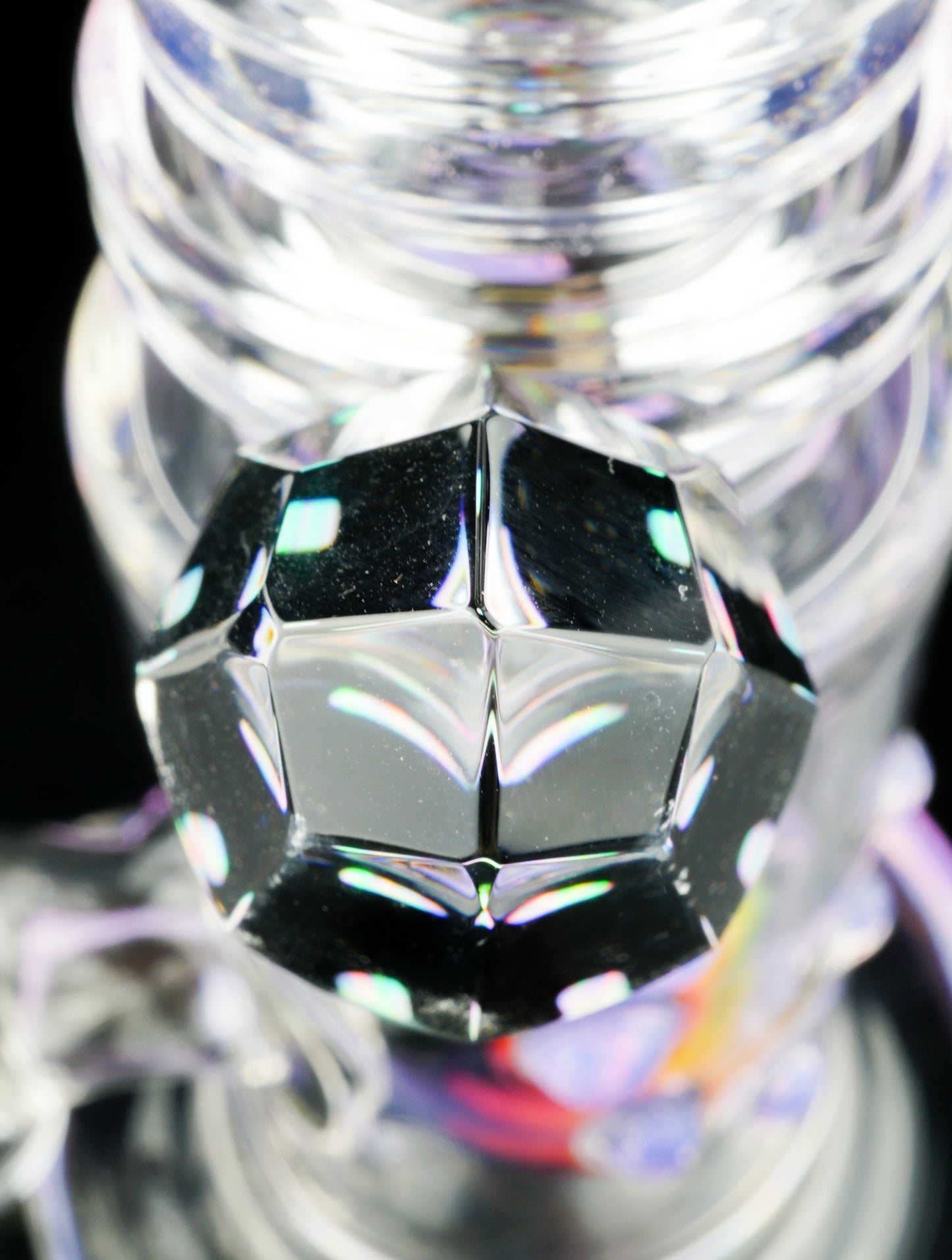 Purple Rain Mini Tube with Faceted Accent
