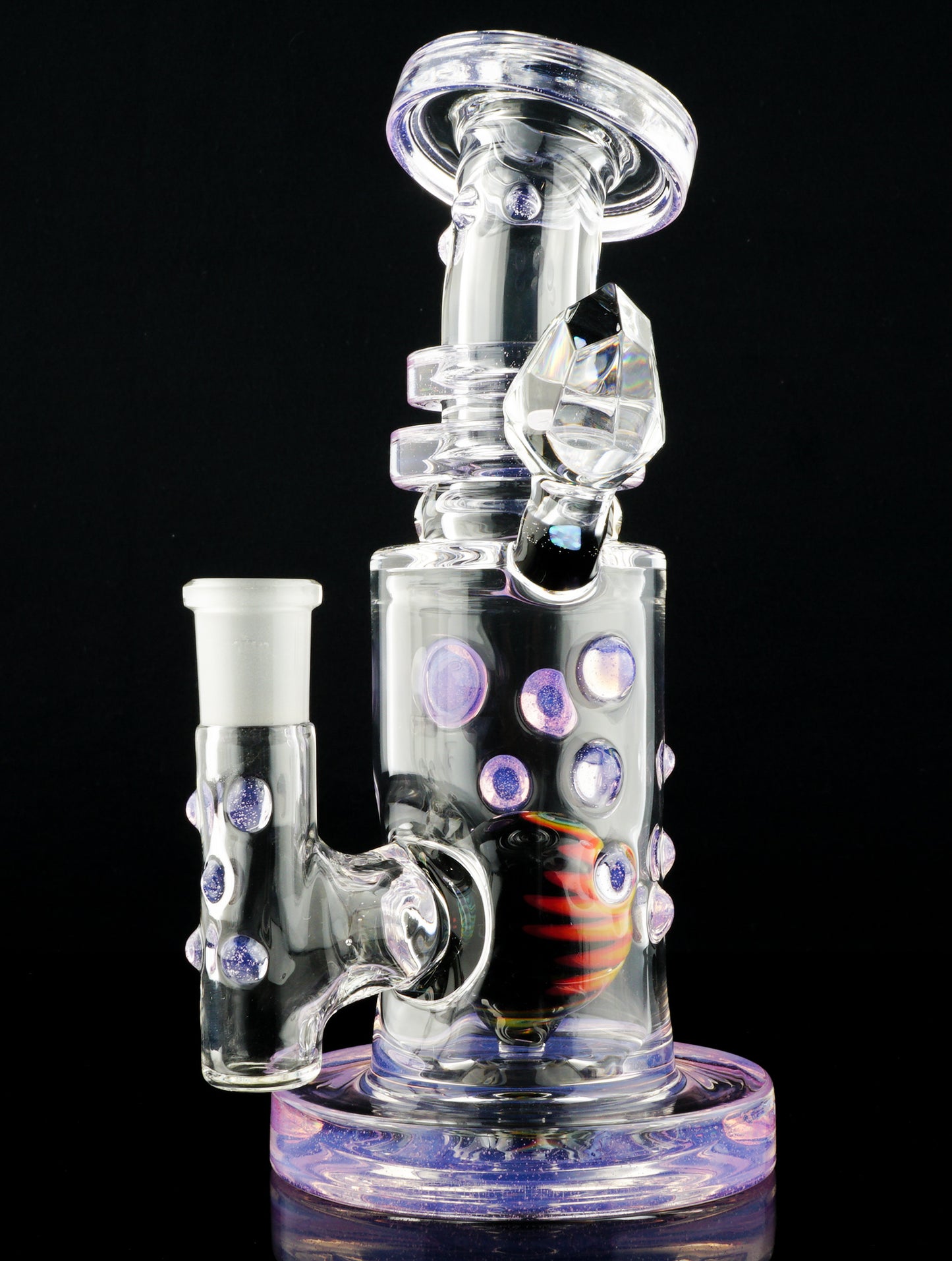 Purple Rain Mini Tube with Faceted Accent
