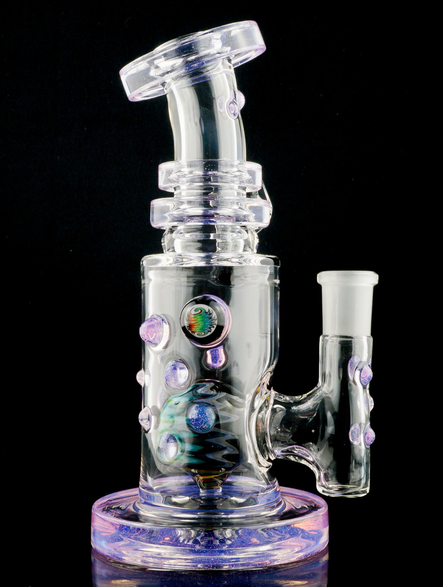 Purple Rain Mini Tube with Faceted Accent