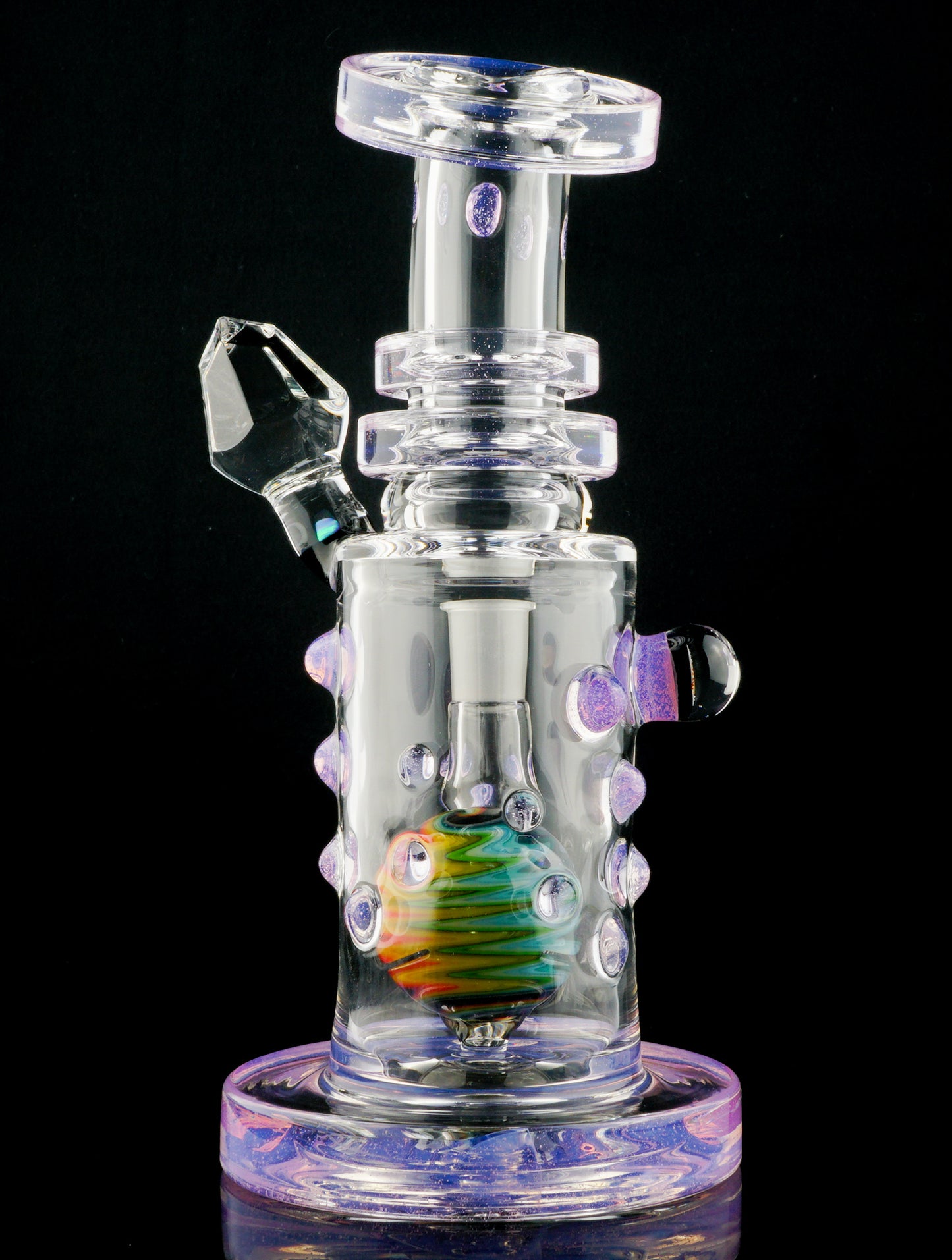 Purple Rain Mini Tube with Faceted Accent