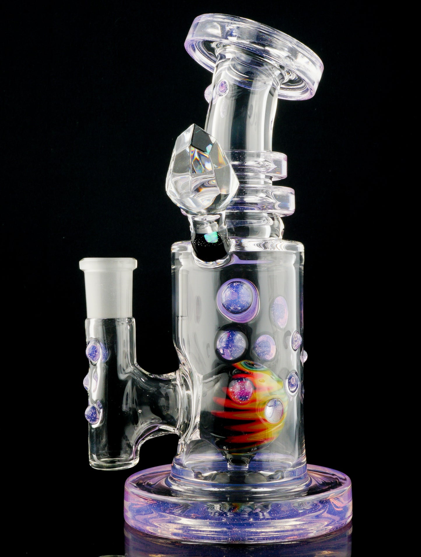 Purple Rain Mini Tube with Faceted Accent