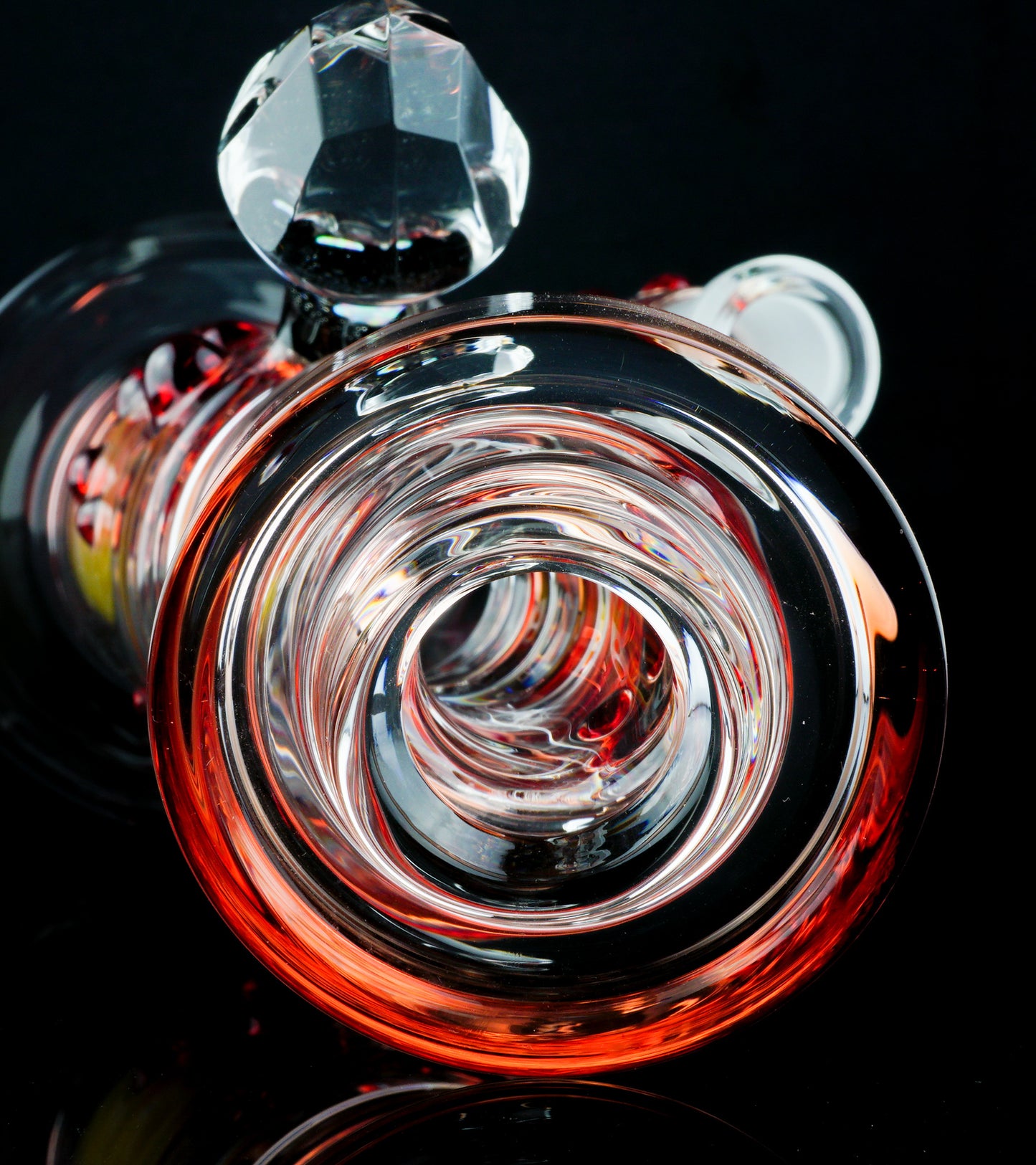 Pomegranate Mini Tube with Faceted Accent