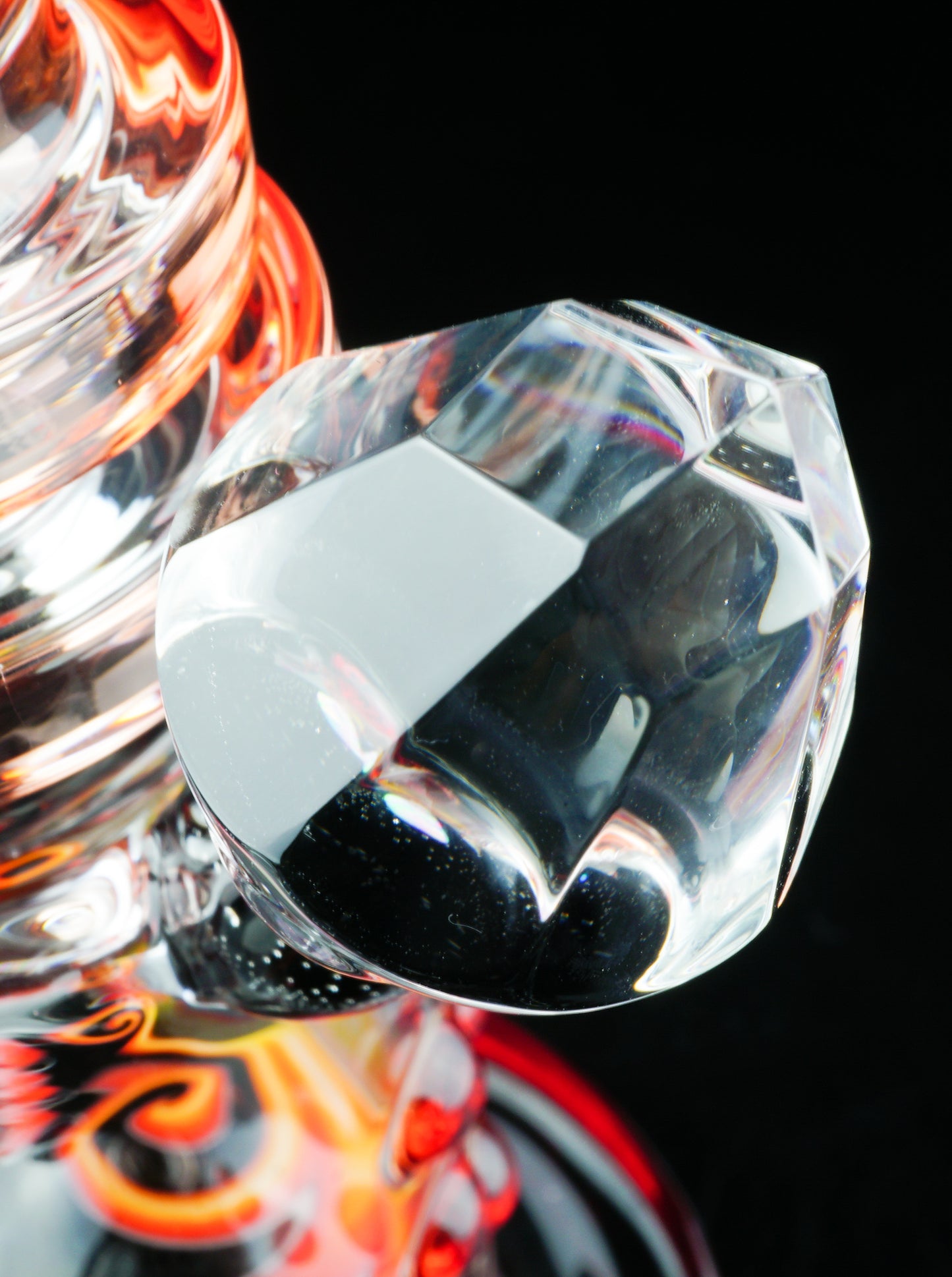 Pomegranate Mini Tube with Faceted Accent