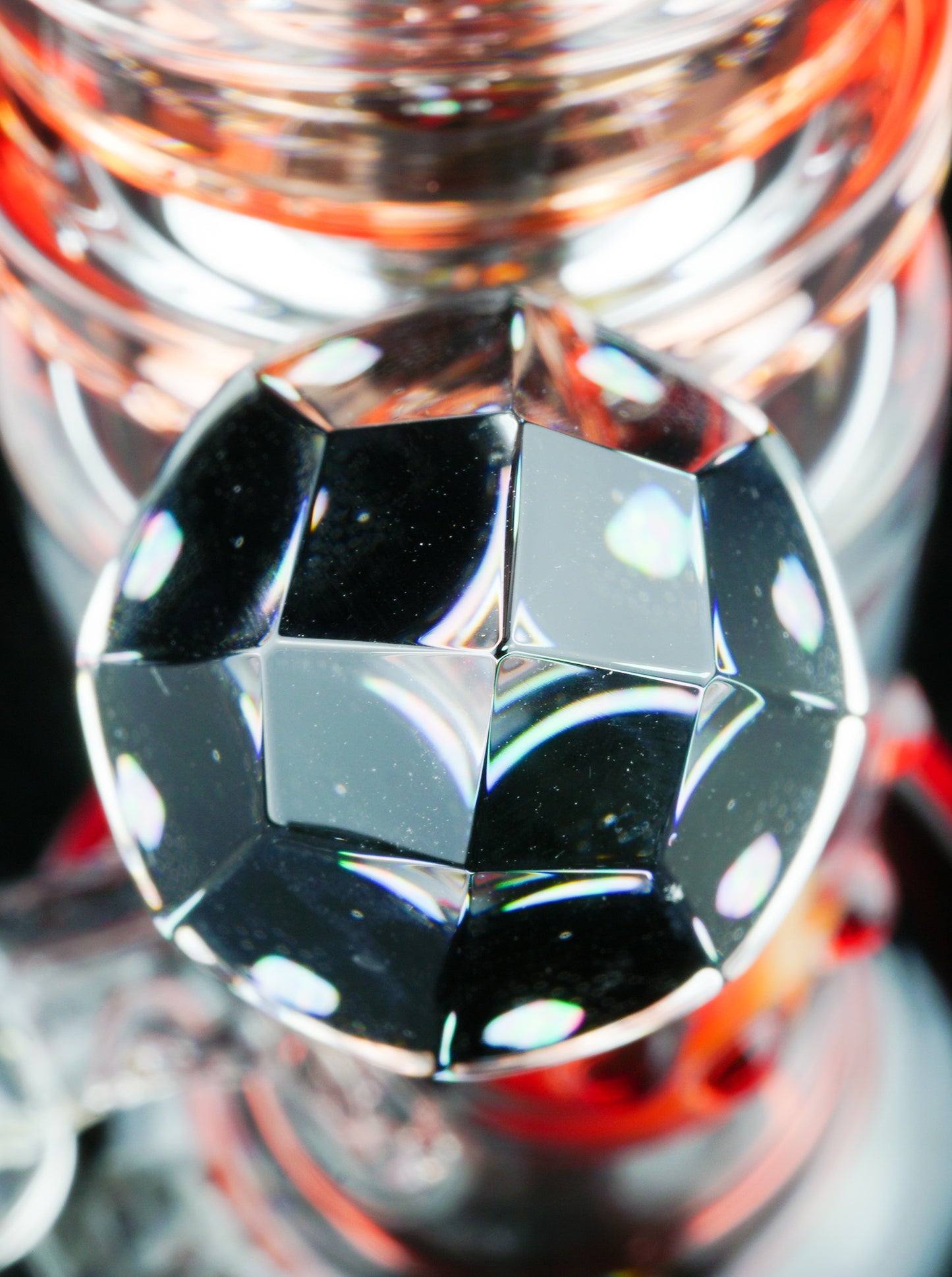 Pomegranate Mini Tube with Faceted Accent