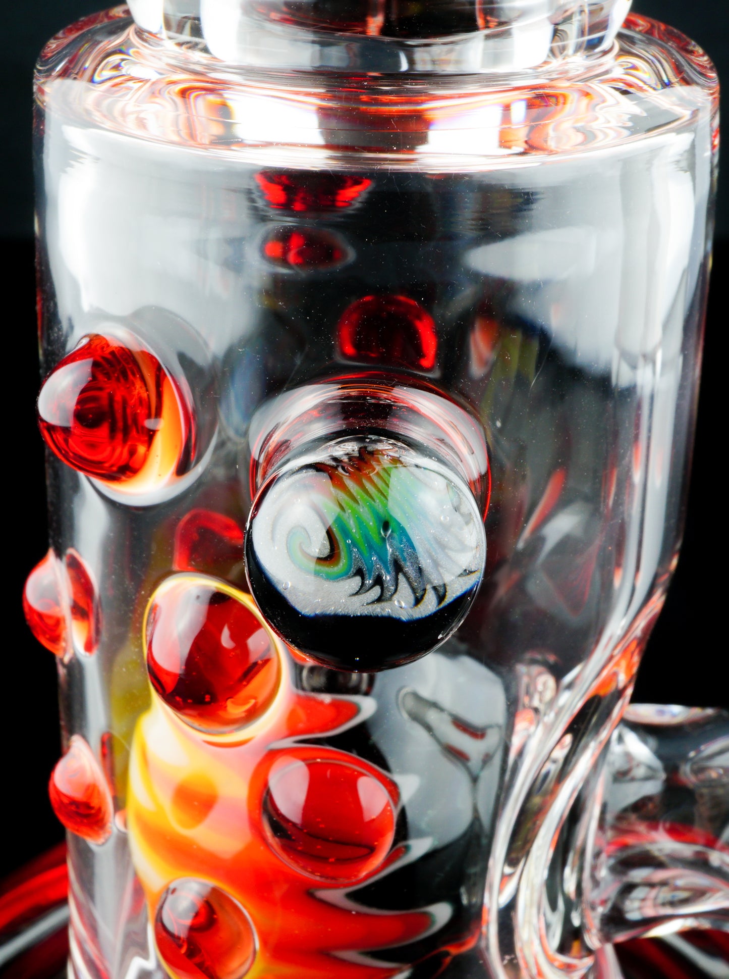Pomegranate Mini Tube with Faceted Accent