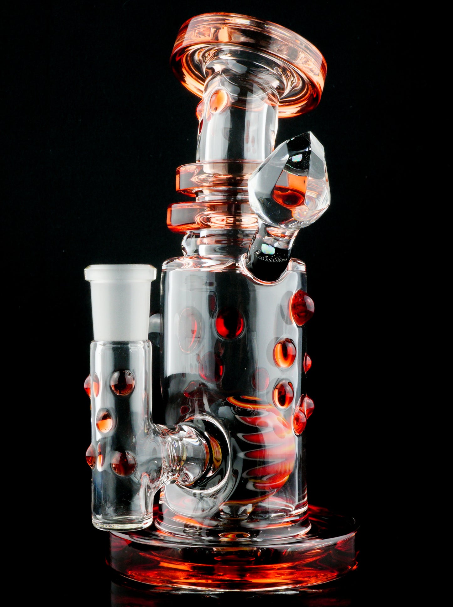 Pomegranate Mini Tube with Faceted Accent