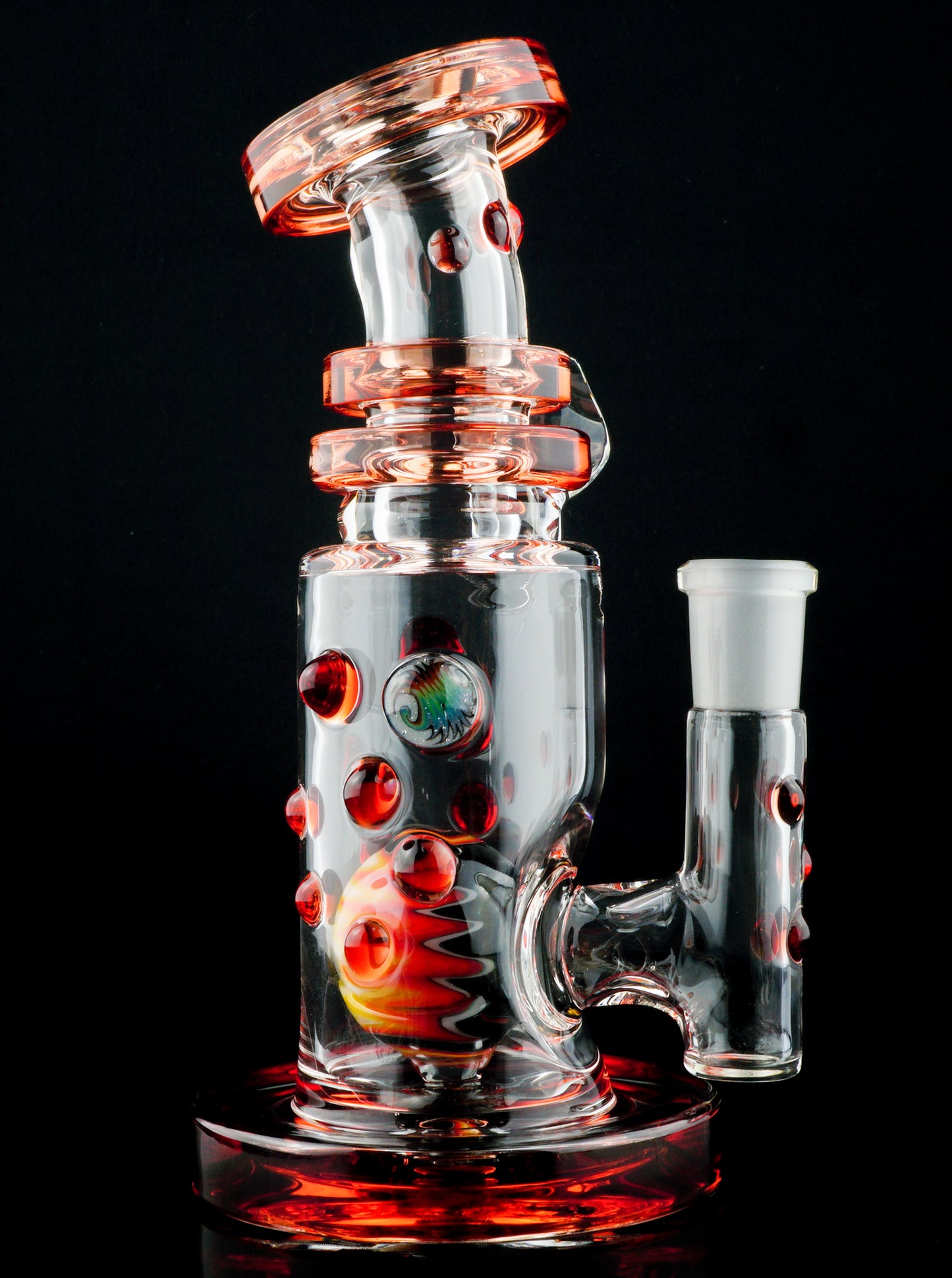 Pomegranate Mini Tube with Faceted Accent