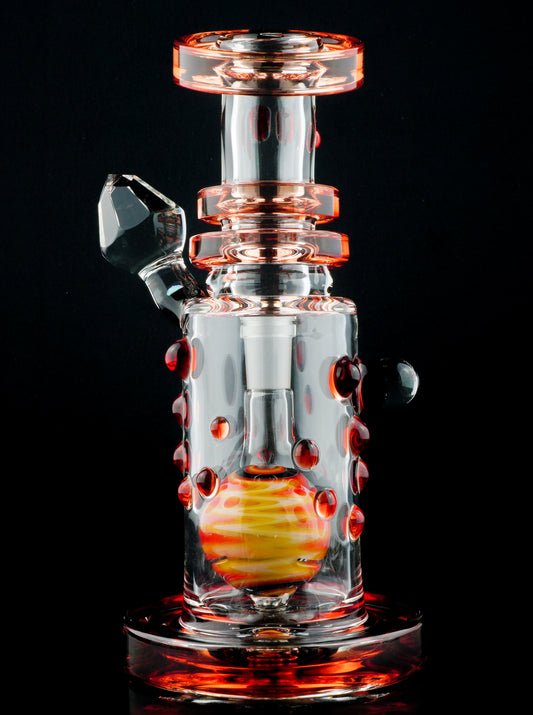 Pomegranate Mini Tube with Faceted Accent