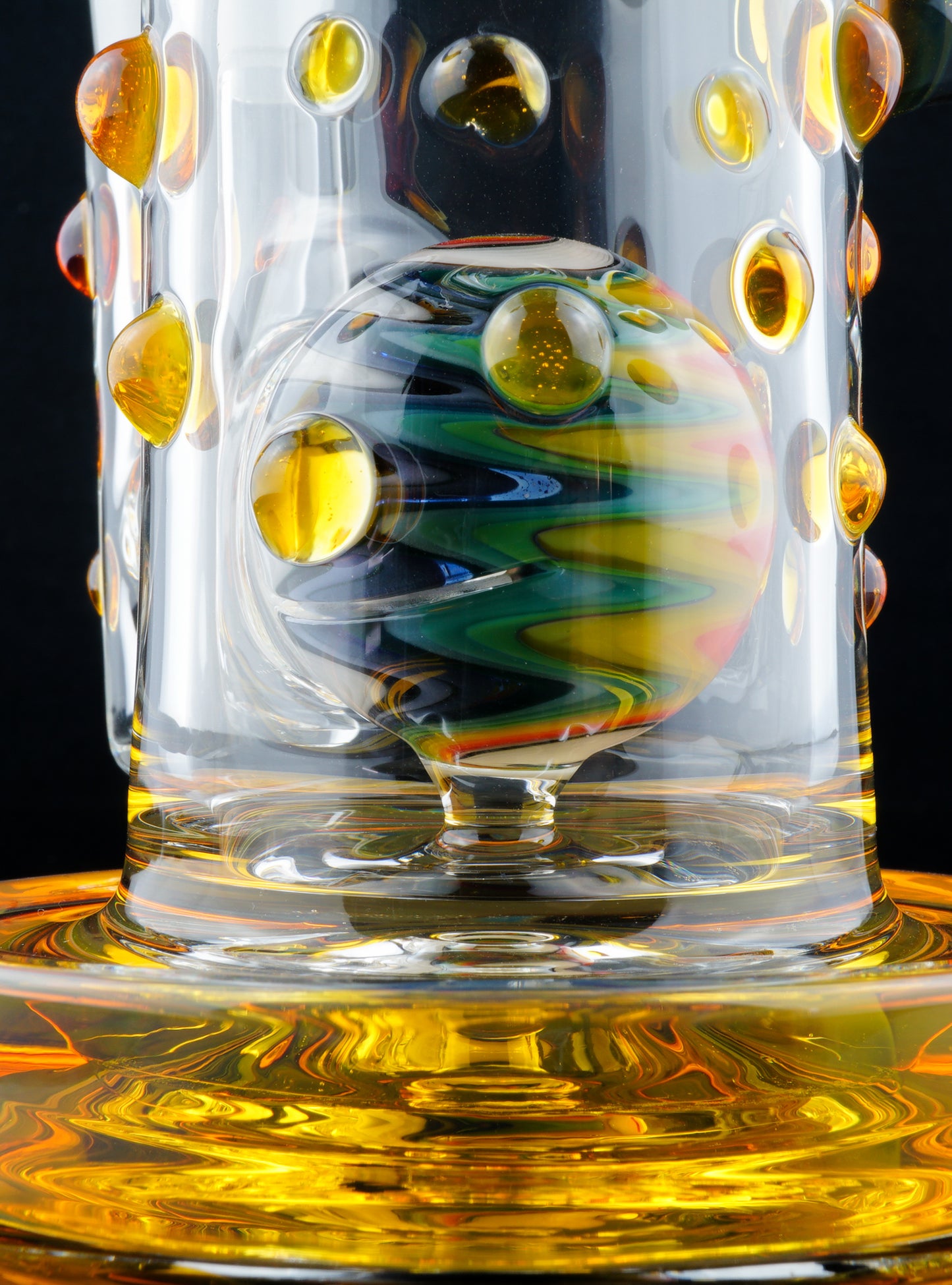 Northstar Yellow Mini Tube with Faceted Accent