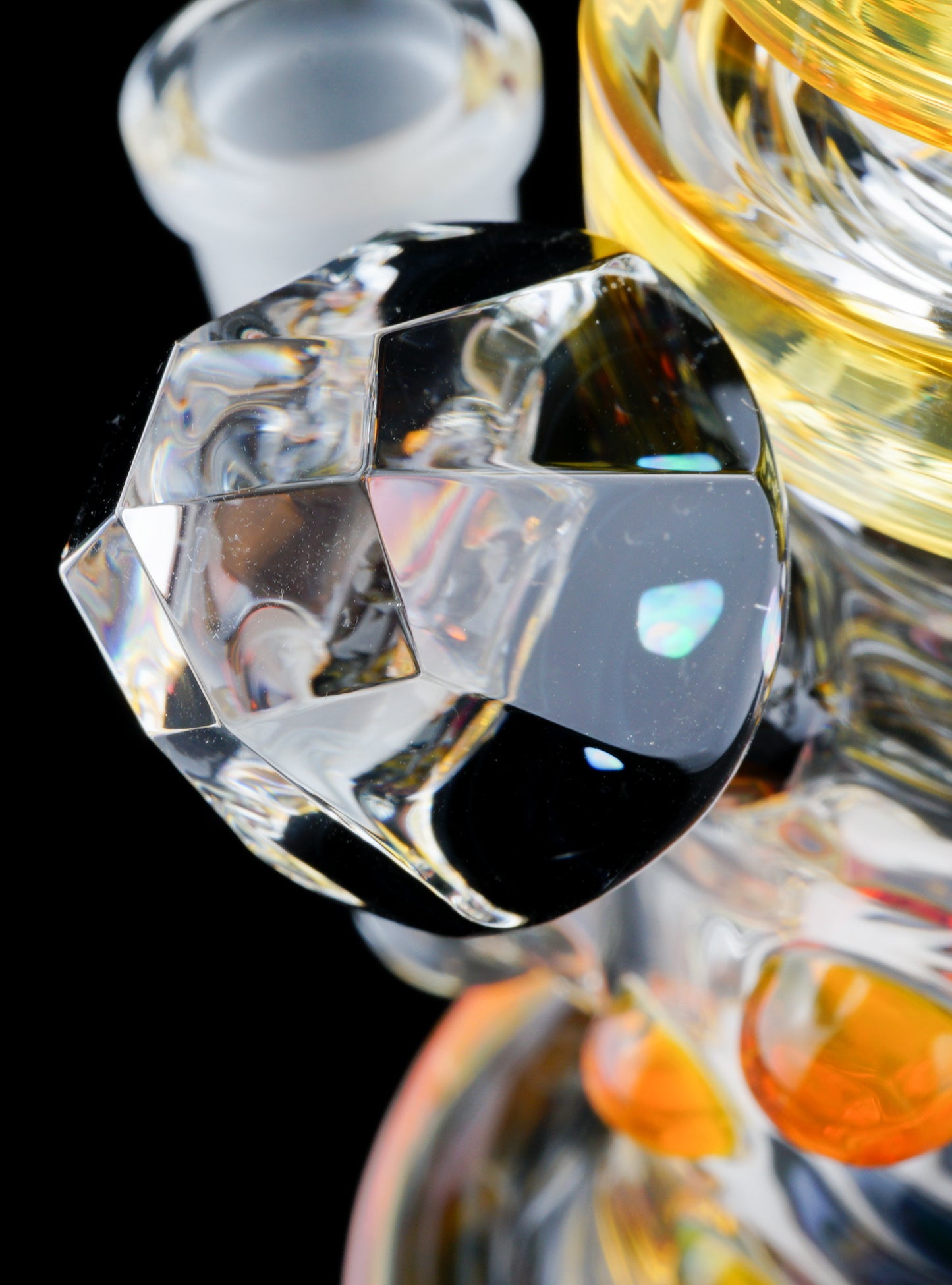 Northstar Yellow Mini Tube with Faceted Accent