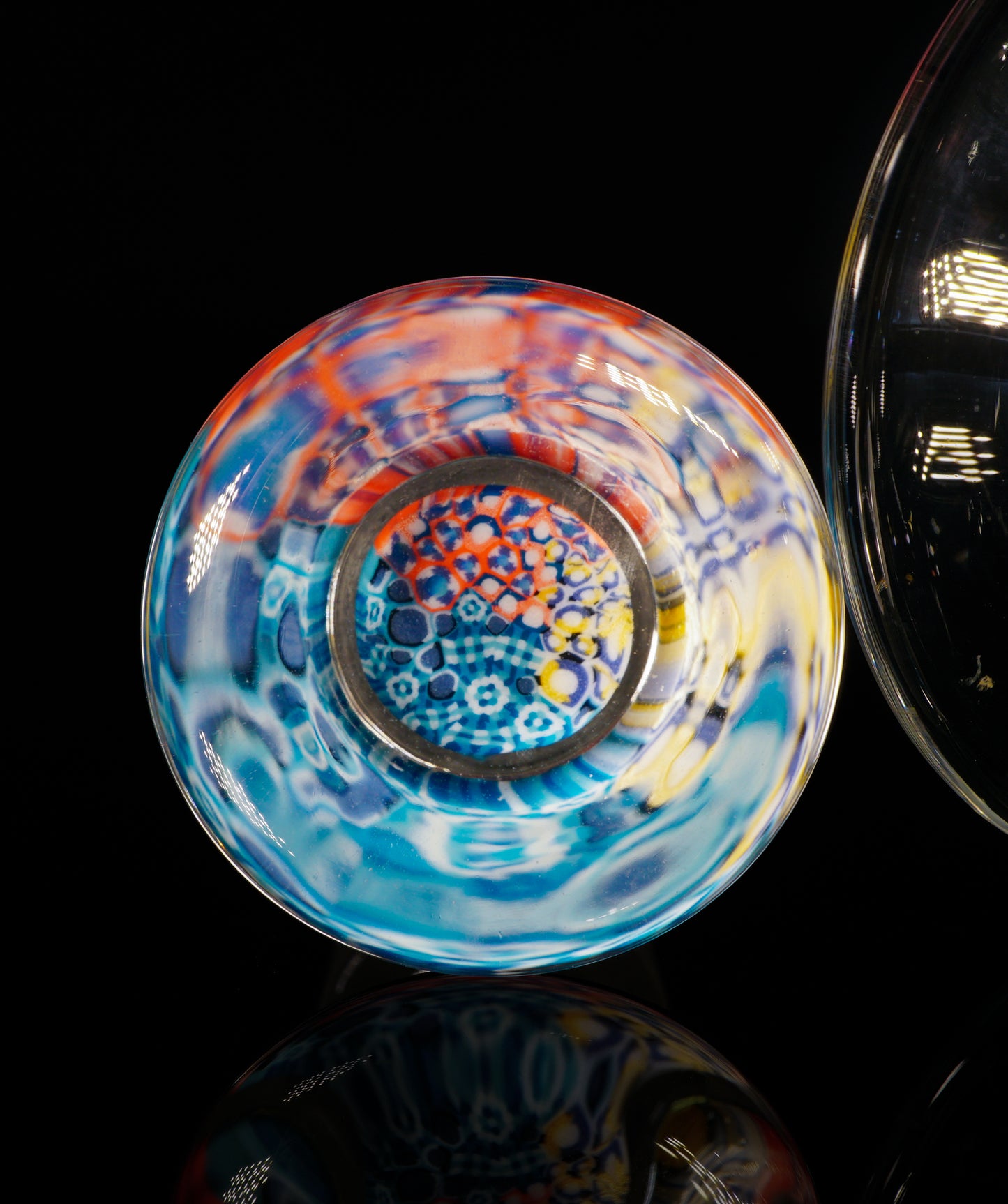 Abstract Murrini Hourglass Jar